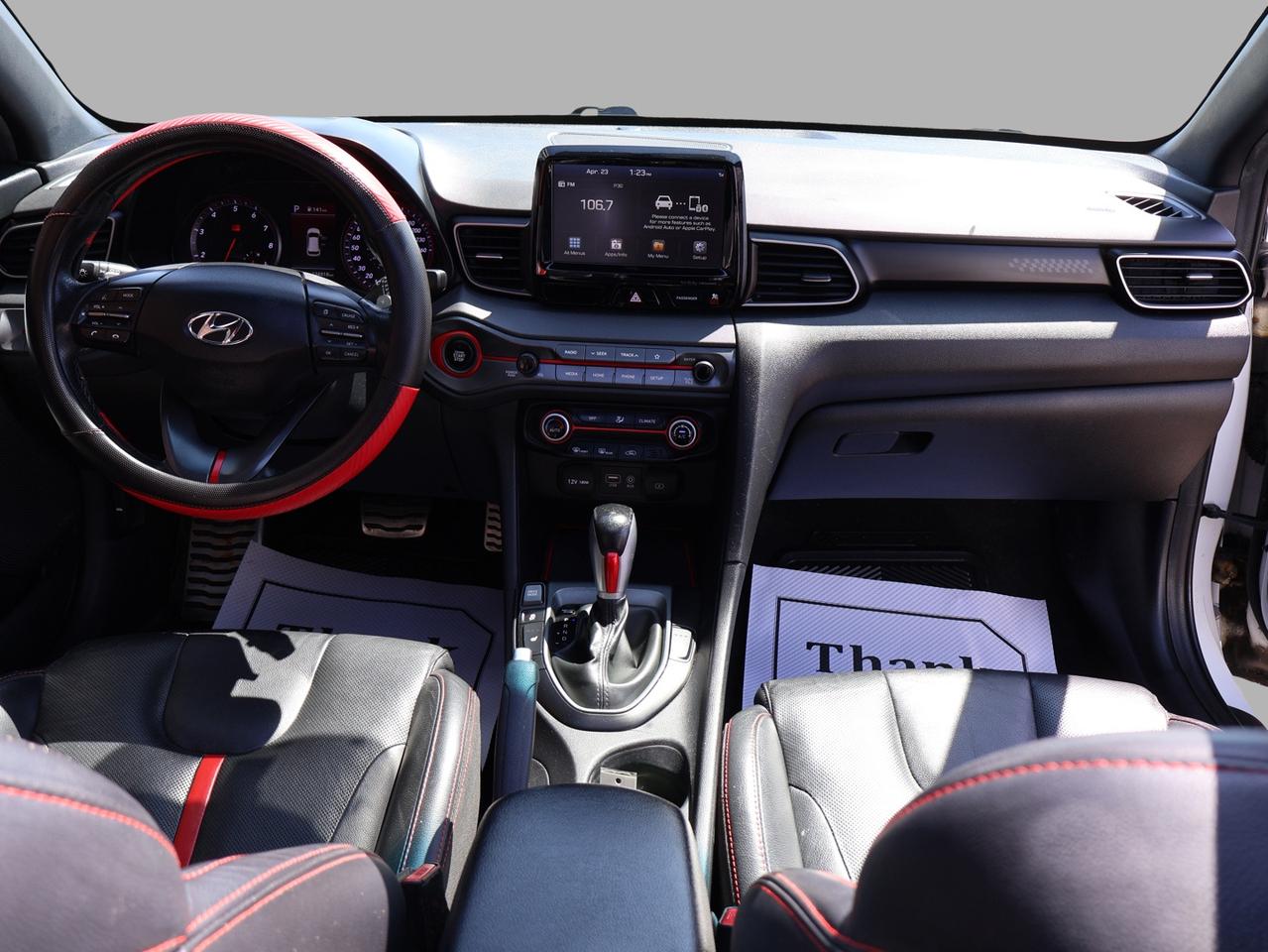 2020 Hyundai Veloster TURBO CERTIFIED CAMERA NAV BLUETOOTH LEATHER HEATED SEATS SUNROOF CRUISE ALLOYS Photo