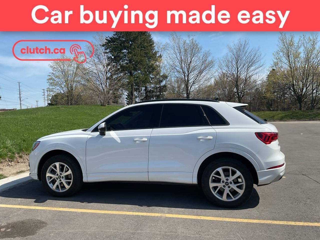NO ACCIDENTS / CLEAN CARFAX / Electric Parking Brake, Brake Assist, Power Tailgate/Hatch and more!<br> <br>Clutch is the largest online used car retailer in Canada, delivering a seamless, hassle-free car-buying experience to drivers everywhere. Shop thousands of used cars online, get the right one delivered to your door, and enjoy peace of mind with our 10-Day Money-Back Guarantee. How sweet is that? To learn more, visit clutch.ca.<br> <br>The top features for this car include:<br> <br>Auto Stop/Start<br>Electric Parking Brake<br>Brake Assist<br>Power Tailgate/Hatch<br>Front Heated Seats<br>Power Lumbar Support<br>Folding Rear Seats<br>Climate Control<br>Dual Zone Front Climate Control<br>Rear Climate Vents<br>Speed-Sensitive Volume<br>Bluetooth Music<br>Touchscreen Display<br>Cruise Control<br>12V Outlet<br>Hands Free Device Connectivity<br>USB Input<br>Keyless Entry<br>Push Button Start<br>Passive Keyless Entry<br>Forward Collision Mitigation<br>Pedestrian Detection<br>Heated Steering Wheel<br>One-Touch Windows<br>Rain Sensing Wipers<br>Rear Window Defroster<br>Panoramic Sunroof<br>Hill Assistance<br>Rear View Camera<br>Parking Sensors<br>Rear Parking Sensors<br>Power Driver Seat<br>Ambient Lighting<br> <br>Seamless home delivery - Delivery to your door in a matter of days. Available on select packages.<br> <br>Try it out for 10 days - If you do not like it, we will take it back. <br> <br>Quality assured - All cars go through our rigorous 210-point inspection and reconditioning process.<br> <br>Peace of mind - Warranty and protection plans available.<br> <br>Haggle-free - No haggling or hard sells.<br> <br>100% Transparency - Full inspection reports on every car, including high-res photography and a free Carfax report.<br> <br>Listed price is for cash purchase only and does not include taxes, Shipping Fees (if applicable), Delivery Fees (if applicable), government licensing fees.<br> <br>Previous Provincial Registrations:<br>Ontario<br> <br>Stock # 99631