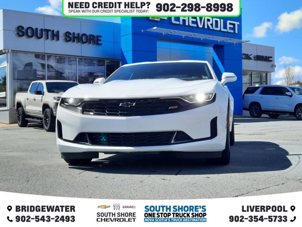 Recent Arrival! Summit White 2023 Chevrolet Camaro 2LT ONLY 7K! RWD 6-Speed Manual 2.0L Turbocharged Clean Car Fax, 6-Way Power Front Passenger Seat Adjuster, 8-Way Power Driver Seat Adjuster, ABS brakes, Adrenaline Red Interior Package, Air Conditioning, Alloy wheels, Bluetooth® For Phone, Brake assist, Brembo 4-Piston Front Performance Brakes, Bumpers: body-colour, Compass, Dark Tint LED Tail Lamps, Delay-off headlights, Driver door bin, Dual front side impact airbags, Electronic Stability Control, Exterior Parking Camera Rear, External Engine Oil Cooler, Front anti-roll bar, Front dual zone A/C, Front reading lights, Front Sport Bucket Seats, Fully automatic headlights, Heated Driver & Front Passenger Seats, Heated front seats, Heavy-Duty Cooling & Brake Package, Illuminated entry, Knee airbag, Low tire pressure warning, Outside temperature display, Overhead airbag, Panic alarm, Passenger door bin, Passenger vanity mirror, Power door mirrors, Power driver seat, Power steering, Power windows, Radio data system, Rear window defroster, Remote keyless entry, RS Package, SiriusXM w/360L, Speed control, Steering wheel mounted audio controls, Tachometer, Telescoping steering wheel, Tilt steering wheel, Traction control, Trip computer, Variably intermittent wipers, Ventilated Driver & Front Passenger Seats.