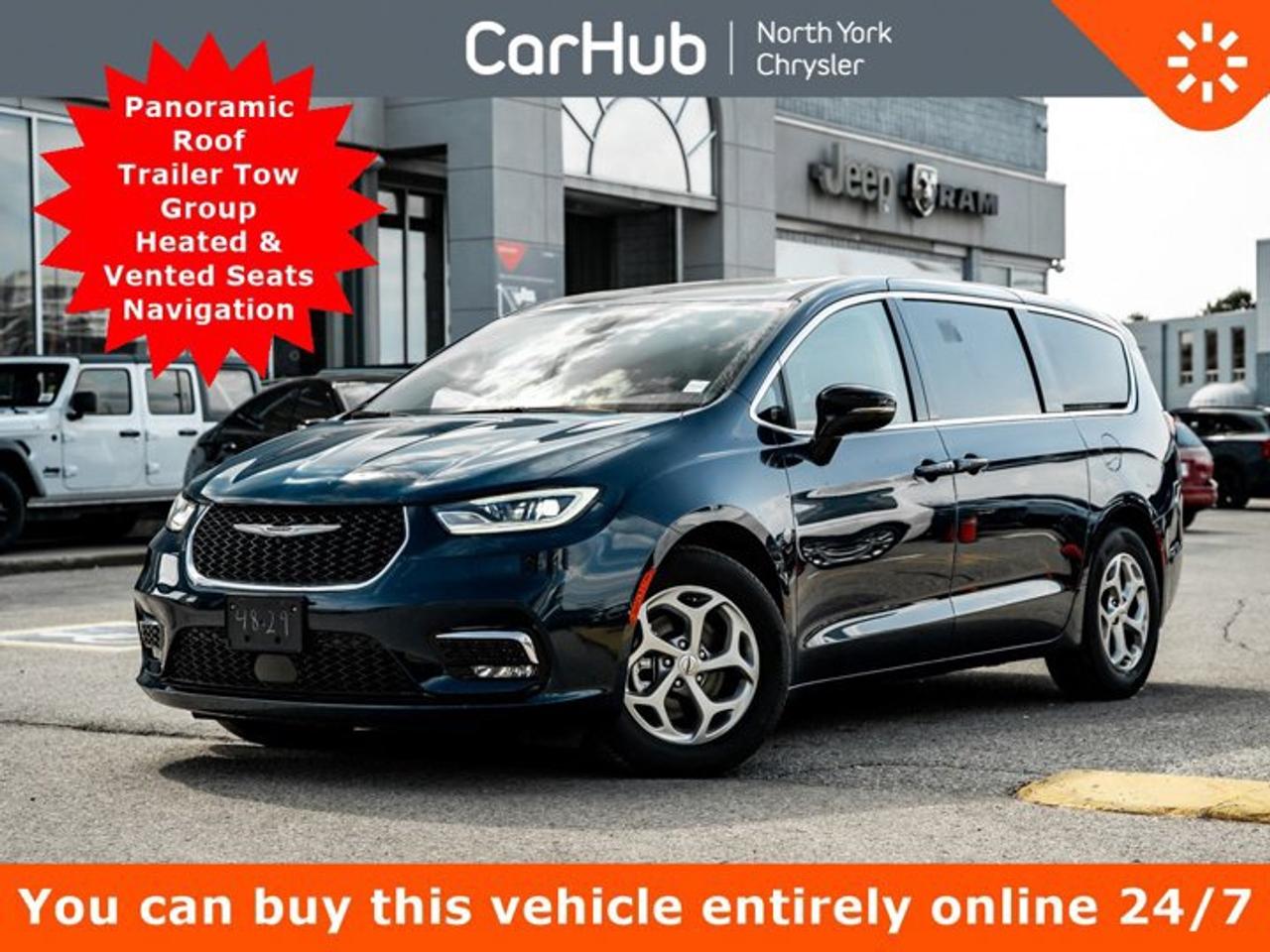2024 Chrysler Pacifica Limited Panoroof Trailer Tow Group Heated Vented Seats Navi Remote Start Photo0