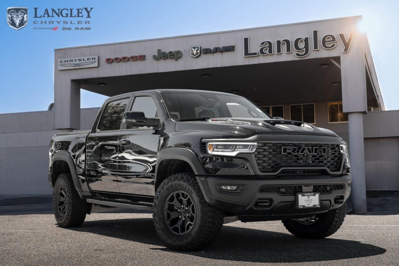 <p><strong>2026 Ram 1500 RHO 4x4 Crew Cab 5'7" Box</strong></p><p>The 2026 Ram 1500 RHO is a high-performance off-road truck engineered to deliver extreme power and rugged capability for the most demanding terrain.</p><ul><li><p>Engine: 3.0L Hurricane High-Output I-6 Twin-Turbo (540 hp, 521 lb-ft torque)</p></li><li><p>Drivetrain: Full-time active-on-demand 4x4 system</p></li><li><p>Max Towing Capacity: 8,380 lbs</p></li><li><p>0-60 MPH: 4.6 seconds</p></li><li><p>Suspension: Bilstein Black Hawk e2 adaptive performance shock system</p></li></ul><p>Come book a test drive at Langley Chrysler, conveniently located in Langley, British Columbia.</p>*All new vehicle purchases are plus the PDI accessory installs and any price increases provided by the manufacturer. For trucks the accessories will include wheel locks, spray-in liners, and mud flaps. For all other vehicles, wheel locks are standard, other equipment may apply. Confirm with the dealer.

<p>*All prices are net of all manufacturer incentives and/or rebates and are subject to change by the manufacturer without notice. All prices plus applicable taxes, applicable environmental recovery charges, documentation of $599 and full tank of fuel surcharge of $76 if a full tank is chosen.<br />Other items available that are not included in the above price:<br />Tire & Rim Protection and Key fob insurance starting from $599<br />Service contracts (extended warranties) for up to 7 years and 200,000 kms starting from $599<br />Custom vehicle accessory packages, mudflaps and deflectors, tire and rim packages, lift kits, exhaust kits and tonneau covers, canopies and much more that can be added to your payment at time of purchase<br />Undercoating, rust modules, and full protection packages starting from $199<br />Flexible life, disability and critical illness insurances to protect portions of or the entire length of vehicle loan?im?im<br />Financing Fee of $500 when applicable<br />Prices shown are determined using the largest available rebates and incentives and may not qualify for special APR finance offers. See dealer for details. This is a limited time offer.</p>