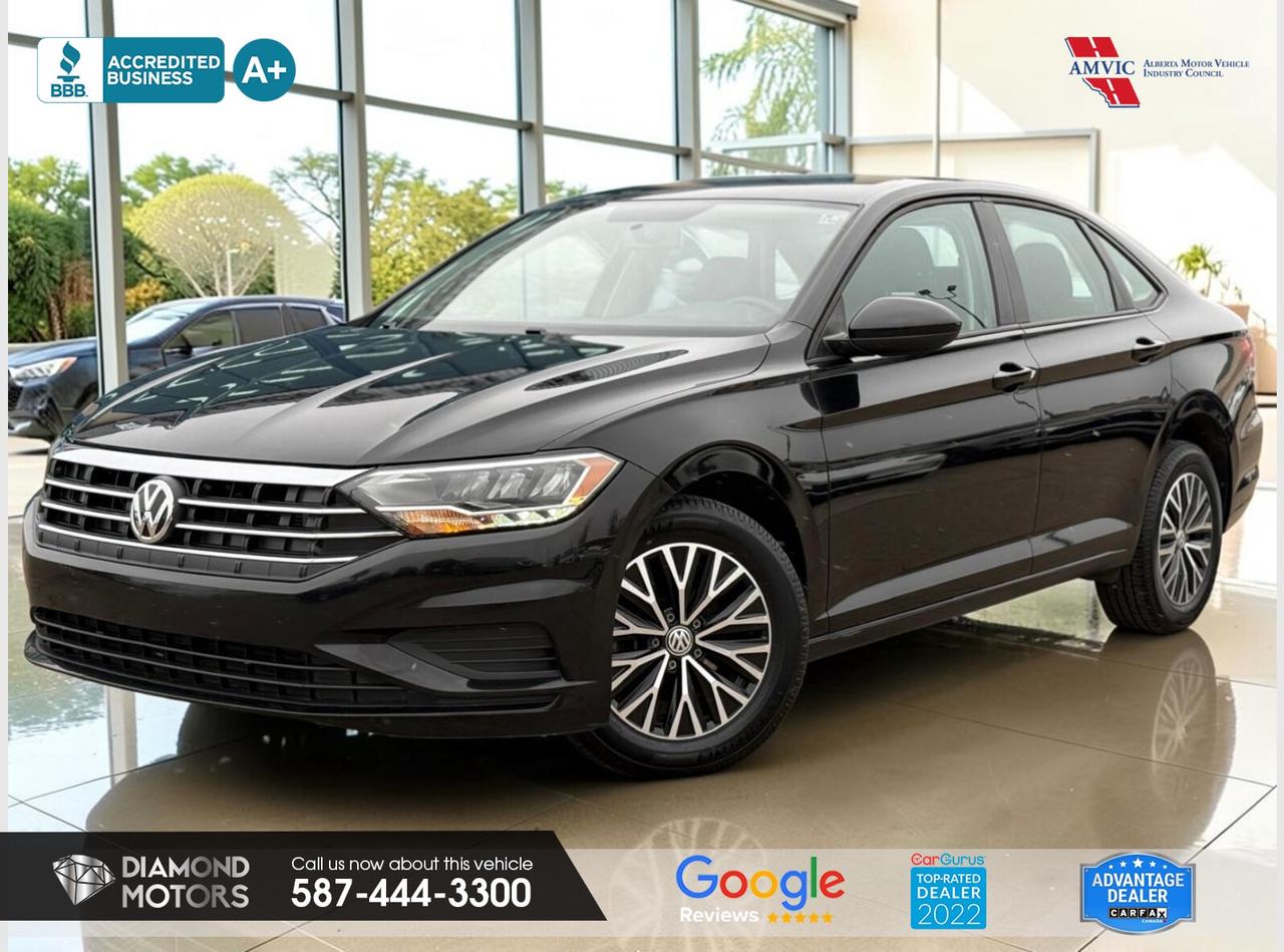 LIMITED TIME at Diamond Motors <br/> Drive away with a FREE 1-Year Warranty + low payments included at Listed Price. T&Cs Apply. <br/> <br/> <br/> Now Available: 2020 Volkswagen Jetta S Black has 138,230 KM on it. 1.4L 4 Cylinder Engine engine, Front-Wheel Drive, Automatic transmission, 5 Seater passengers, on special price for $16,900.00. <br/> <br/> <br/> JUST ARRIVED, CERTIFIED, 1.4L 4 CYLINDER ENGINE, HEATED SEATS, BACKUP CAMERA, BLUETOOTH, CRUISE CONTROL, HEATED MIRROR AND MUCH MORE!!!! <br/> <br/> <br/> Book your appointment today for Test Drive. We offer contactless Test drives & Virtual Walkarounds. Stock Number: 261089 <br/> The vehicle was owned by a vehicle rental business or used as a rental vehicle. <br/> At Diamond Motors, we are dedicated to providing you with an outstanding car-buying experience, offering quality pre-owned vehicles at prices that fit your budget. Our transparent and honest approach means you can expect straightforward guidance without any high-pressure sales tactics. We believe in building lasting relationships with our customers by offering personalized service tailored to your needs. From the moment you step onto our lot, our team is here to support you every step of the way, ensuring you leave confident in your decision. Trust, integrity, and customer satisfaction are the foundation of everything we do. <br/> <br/> <br/> Why Choose Diamond Motors?<br/> <br/> Certified Pre-Owned Vehicles <br/> Family Owned & Operated <br/> 100+ Vehicles in Stock <br/> Finance & Extended Warranty Available <br/> Transparent Pricing <br/> Inspection & Carfax Provided <br/> No-Pressure Buying Experience <br/> Full Disclosure Guaranteed <br/> Top Google Rated Dealership <br/> Trade-Ins Welcome <br/> AMVIC Licensed & BBB Accredited <br/> CarGurus Top-Rated Dealer (2022 & 2024) <br/> <br/> <br/> Phone to schedule an appointment @ 587-444-3300 or simply browse our inventory online www.diamondmotors.ca or come and see us at our location at <br/> 3403 93 street NW, Edmonton, T6E 6A4 <br/> <br/> <br/> To view the rest of our inventory: <br/> www.diamondmotors.ca/inventory <br/> <br/> <br/> This dealership provides all required disclosures in accordance with AMVIC regulations. A completed Mechanical Fitness Assessment and its associated inspection work order will be supplied with every vehicle. A Carfax (or equivalent) vehicle history report will also be provided, including available information on previous damage, accident history, stolen or salvage status, and jurisdictional records. <br/> Customers are encouraged to review all vehicle features, options, and equipment for accuracy prior to purchase. <br/>