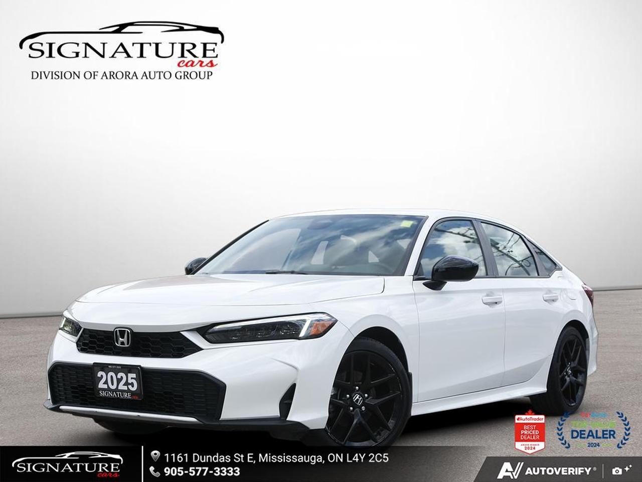 2025 Honda Civic Hybrid Sport No Accident One Owner Sunroof Carplay Photo