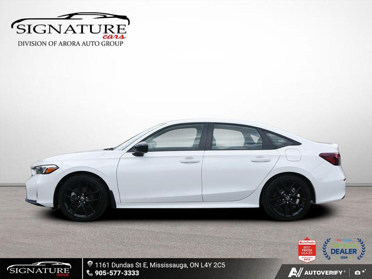 2025 Honda Civic Hybrid Sport No Accident One Owner Sunroof Carplay Photo2