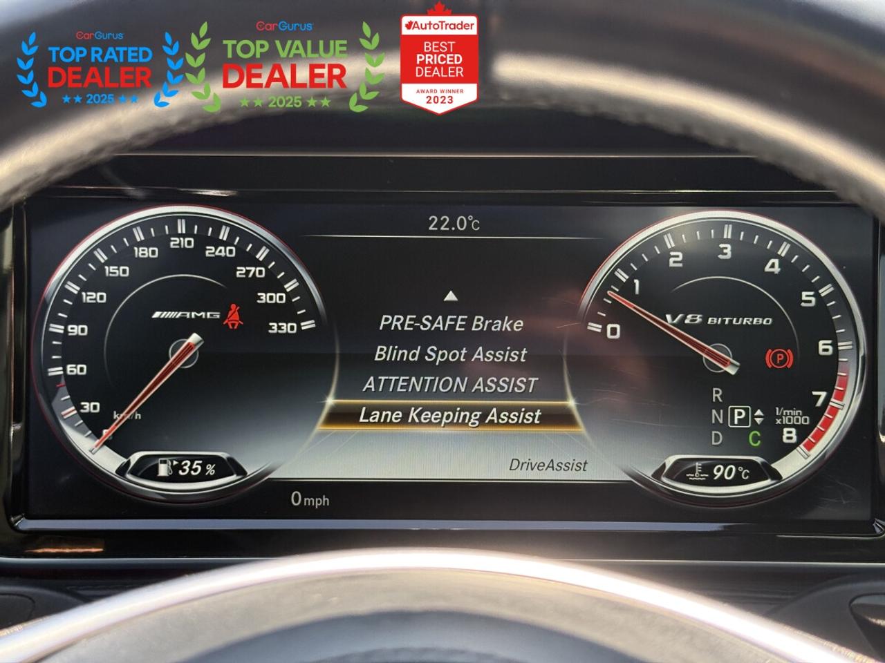 2016 Mercedes-Benz S-Class S63 //AMG | BURMESTER | HUD | LOADED Photo