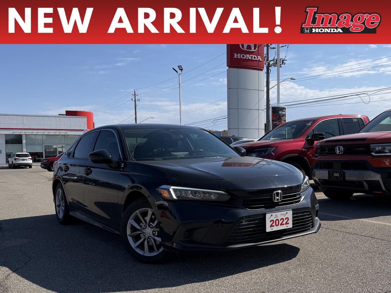 2022 Honda Civic Sedan EX CVT   SUNROOF   HTD SEATS   APPLE CARPLAY Photo0