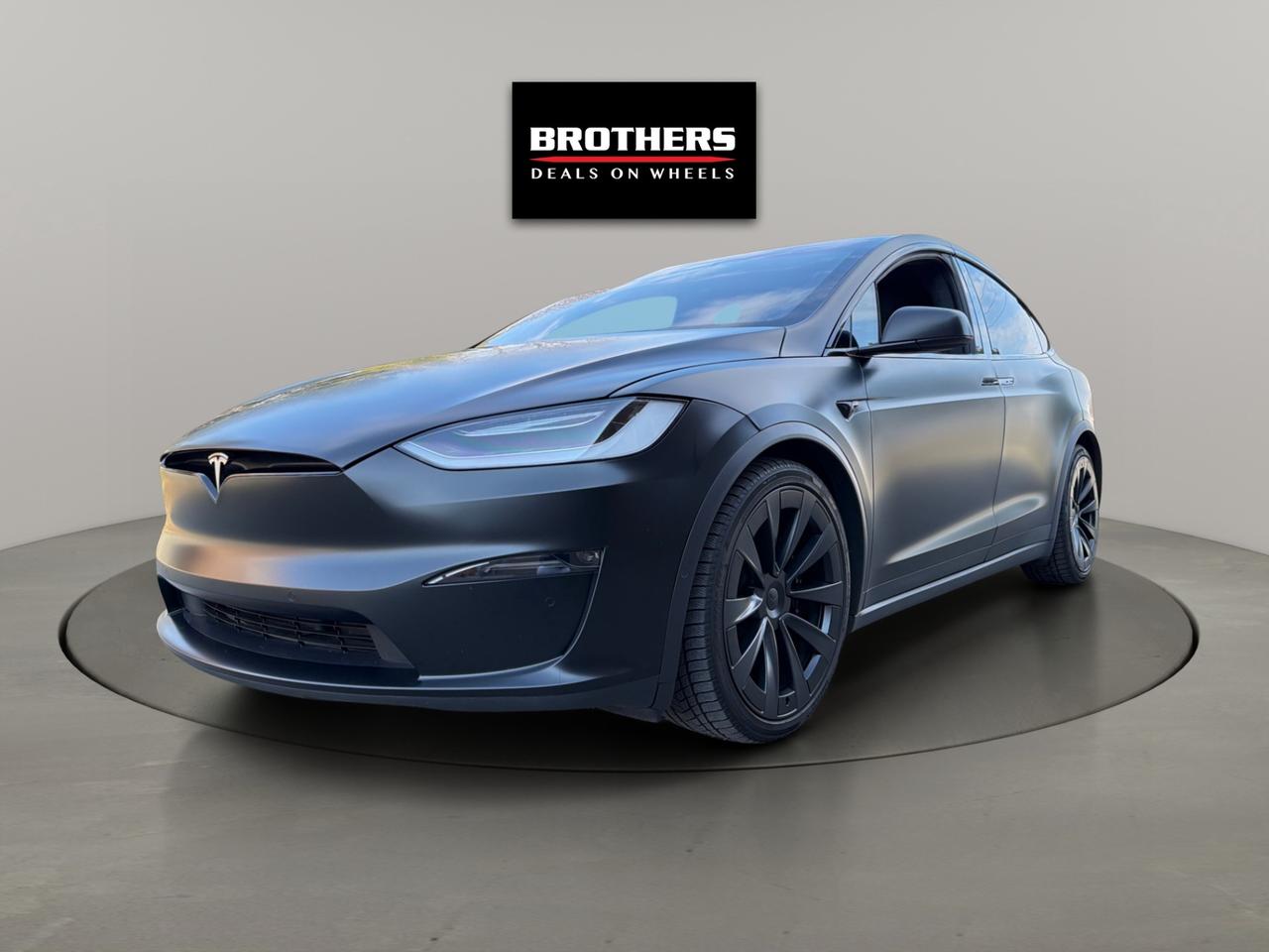 2022 Tesla Model X Long Range Palladium AWD MattPPF No Accidents Photo2