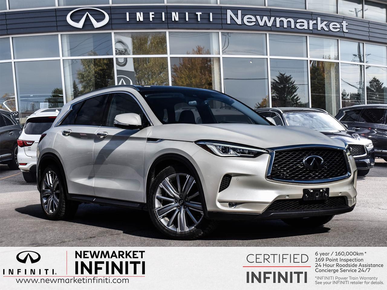 2021 Infiniti QX50 CLEAN CARFAX/LEATHER/ROOF/360CAM/NAVI Photo