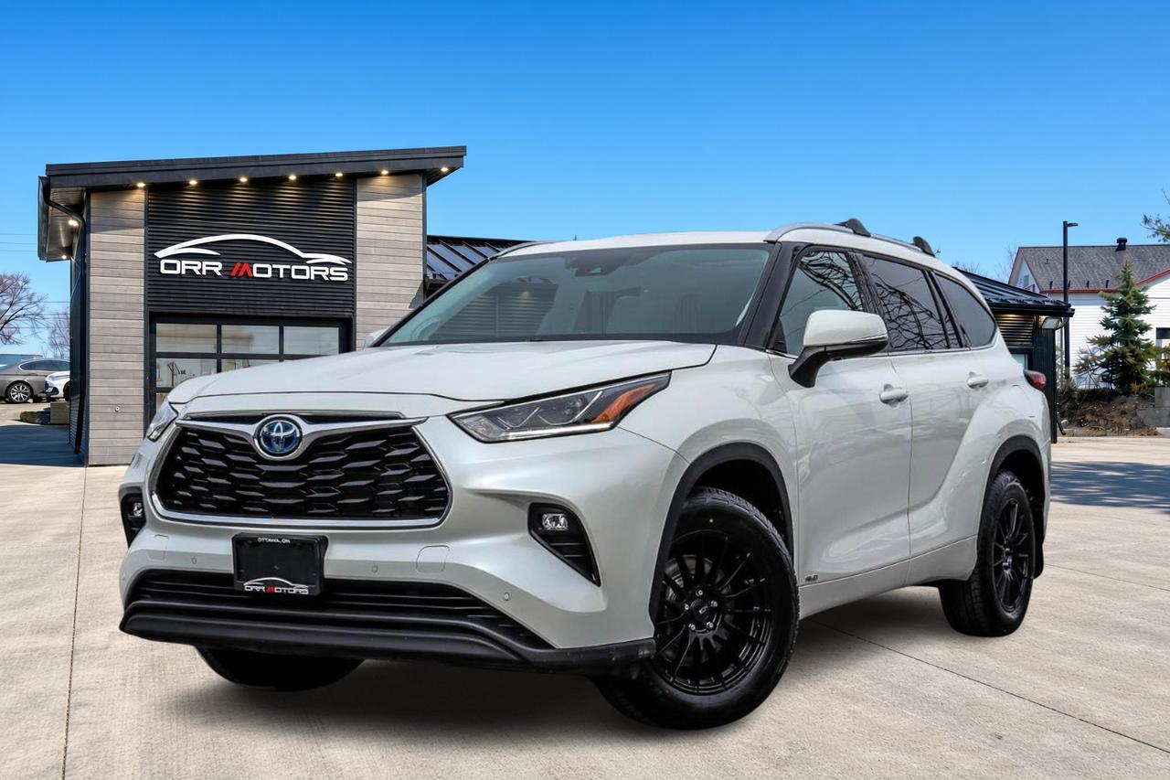 White 2021 Toyota Highlander Hybrid SUV / Crossover All-Wheel Drive Continuously Variable Transmission