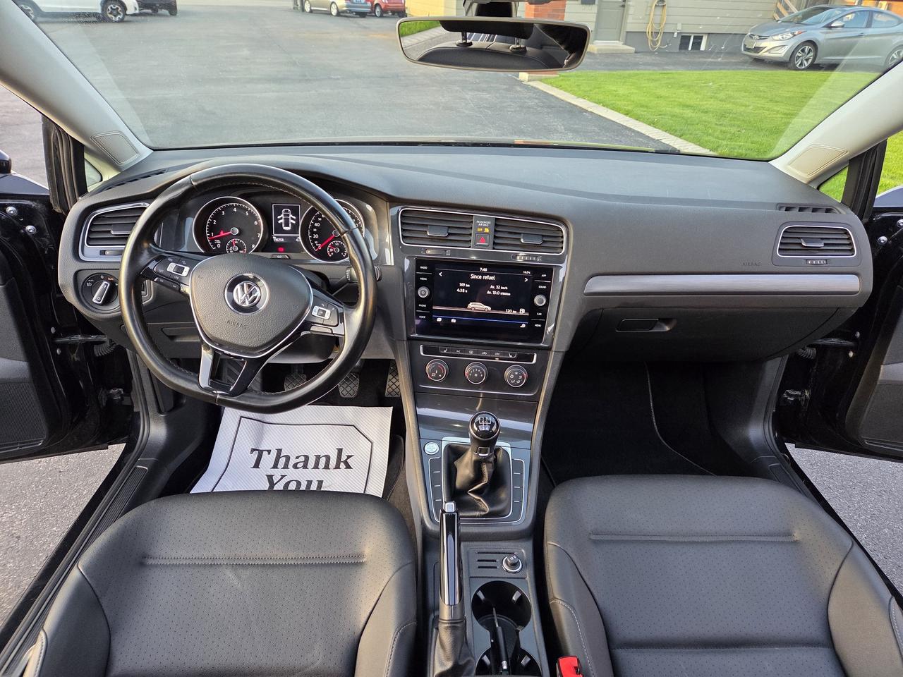 2018 Volkswagen Golf SportWagen Rare Find, Comfortline Manual, Sunroof, Loaded! Photo