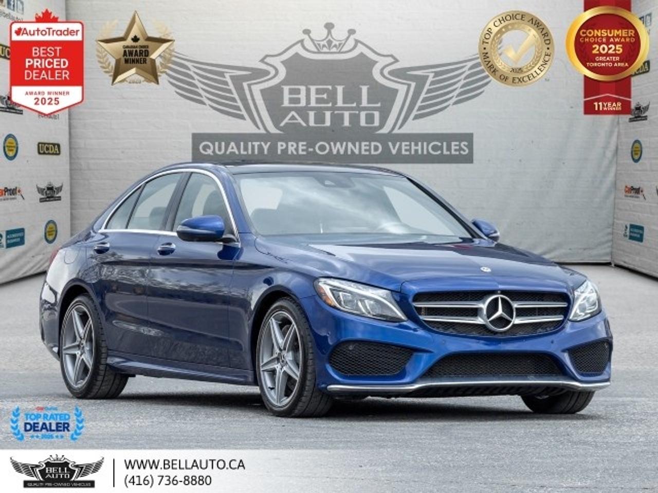 2018 Mercedes-Benz C-Class C300   AMGPKG   NAVI   360CAM   PANO   NOACCIDENT Photo