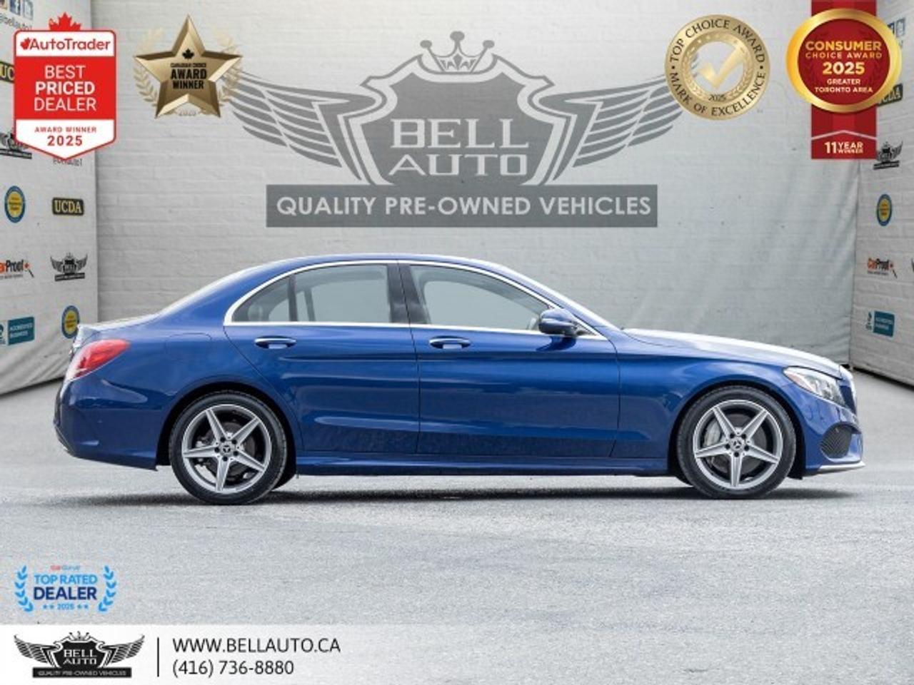 2018 Mercedes-Benz C-Class C300   AMGPKG   NAVI   360CAM   PANO   NOACCIDENT Photo