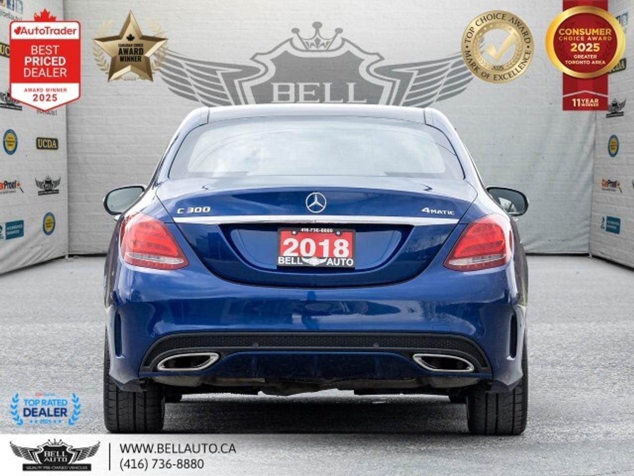 2018 Mercedes-Benz C-Class C300   AMGPKG   NAVI   360CAM   PANO   NOACCIDENT Photo