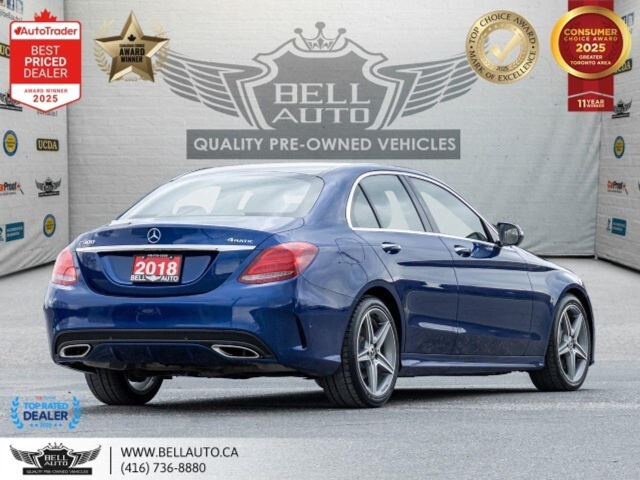 2018 Mercedes-Benz C-Class C300   AMGPKG   NAVI   360CAM   PANO   NOACCIDENT Photo
