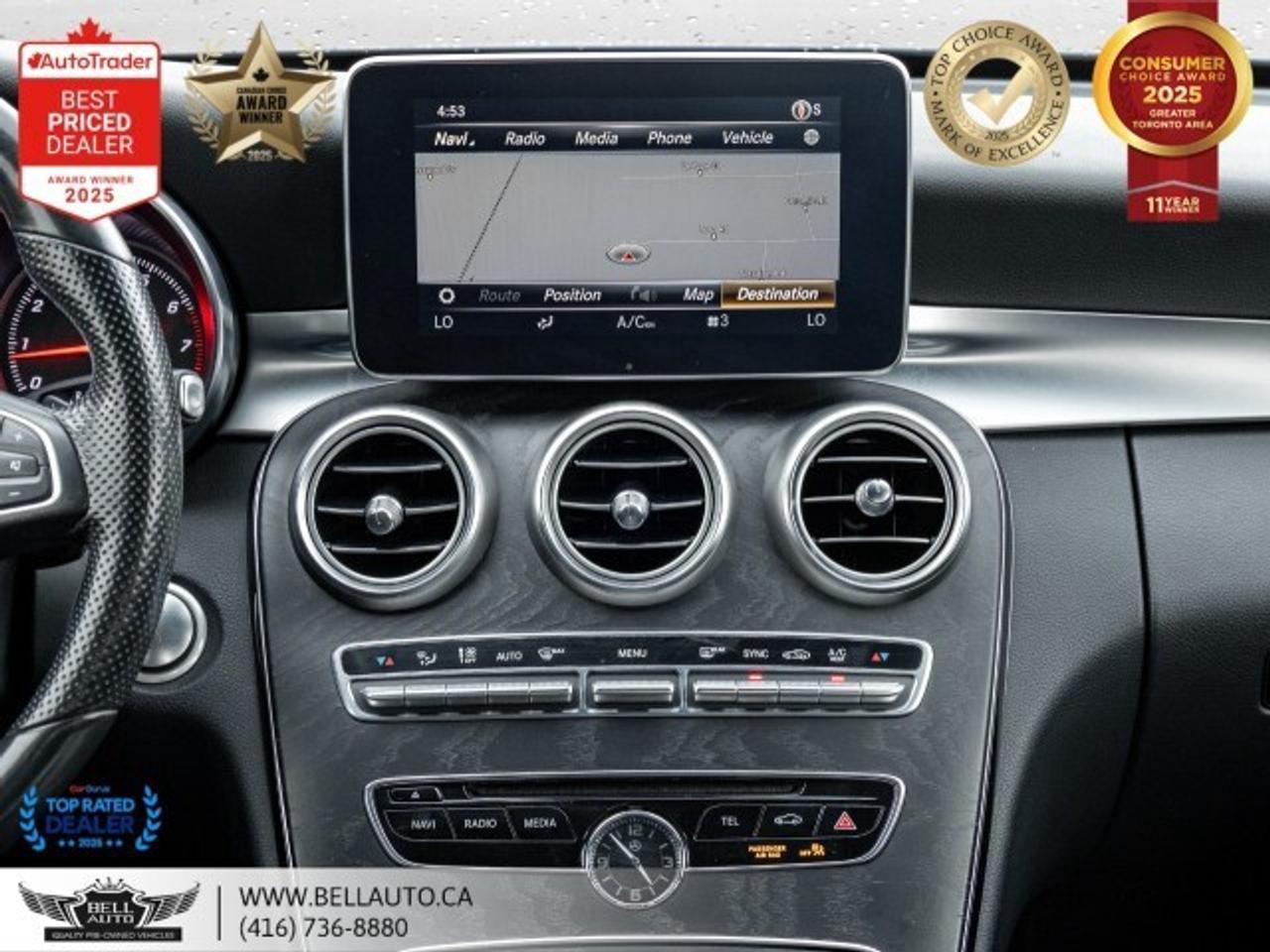 2018 Mercedes-Benz C-Class C300   AMGPKG   NAVI   360CAM   PANO   NOACCIDENT Photo