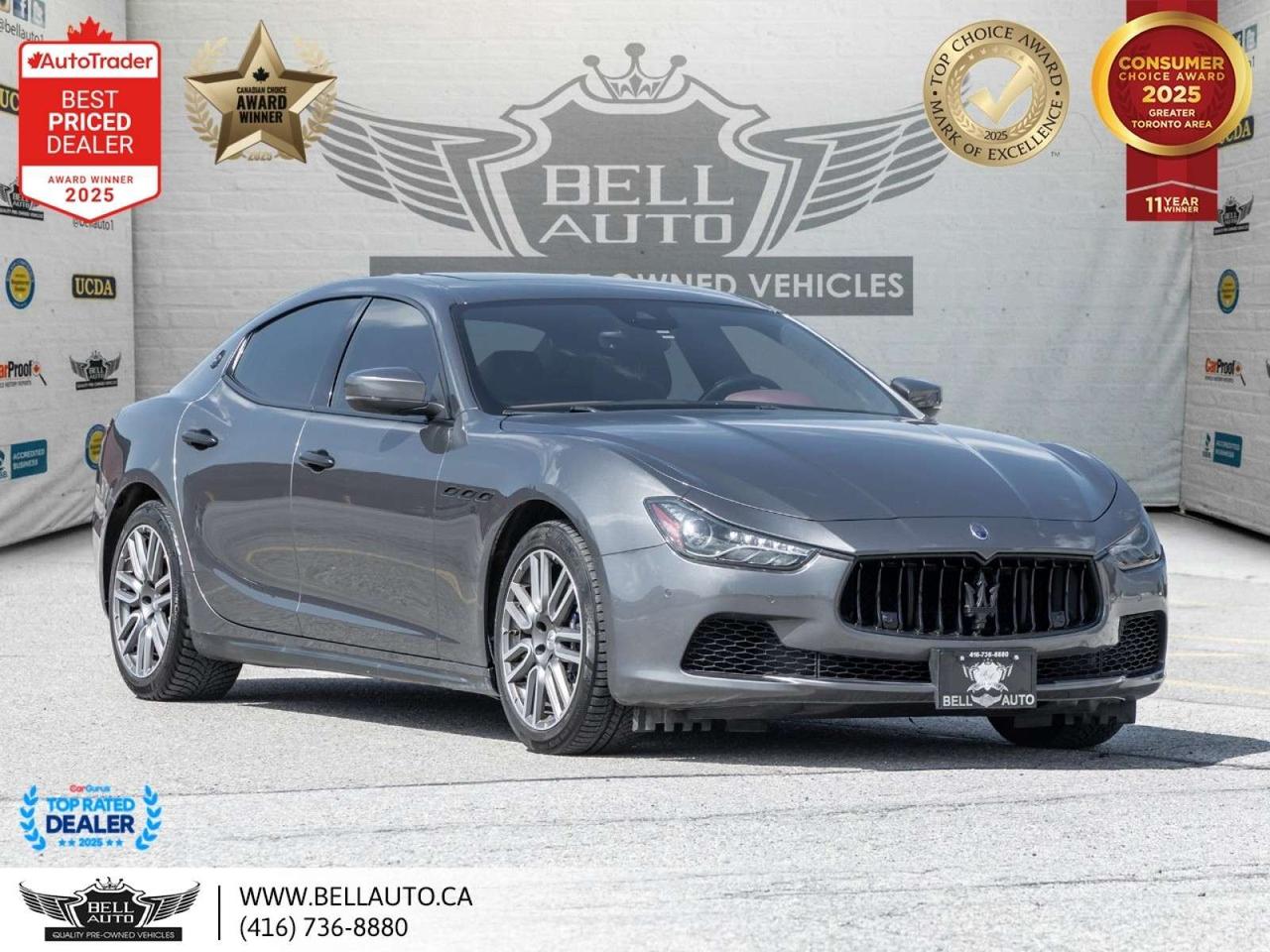 2017 Maserati Ghibli S Q4   ZEGNA   NAVI   B.CAM   HARMAN   SUNROOF   NOACCIDENT Photo0