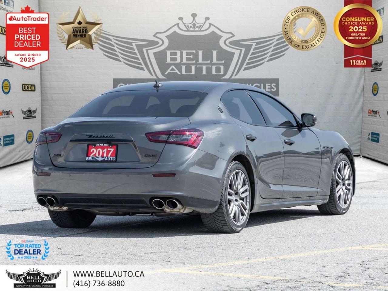 2017 Maserati Ghibli S Q4   ZEGNA   NAVI   B.CAM   HARMAN   SUNROOF   NOACCIDENT Photo