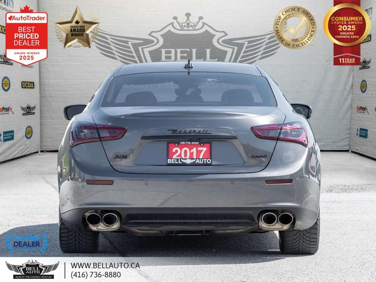 2017 Maserati Ghibli S Q4   ZEGNA   NAVI   B.CAM   HARMAN   SUNROOF   NOACCIDENT Photo