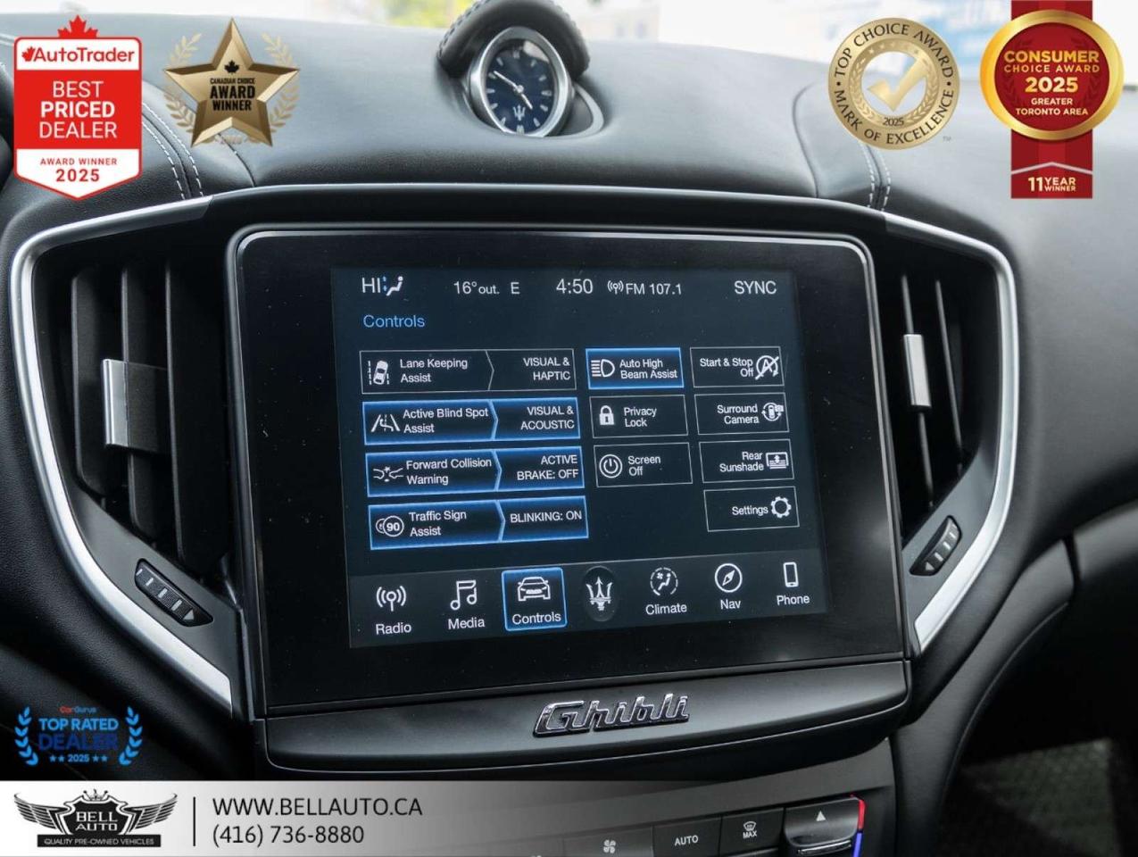 2019 Maserati Ghibli S Q4 GRANLUSSO   NAVI   360CAM   HARMAN   SUNROOF   NOACCIDENT Photo
