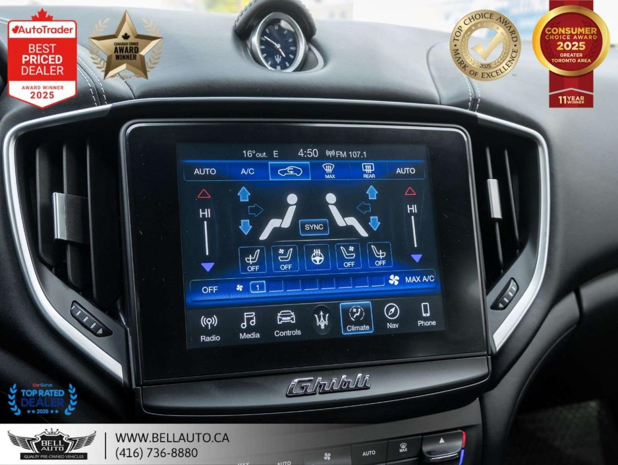 2019 Maserati Ghibli S Q4 GRANLUSSO   NAVI   360CAM   HARMAN   SUNROOF   NOACCIDENT Photo
