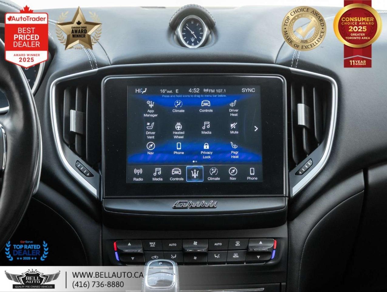 2019 Maserati Ghibli S Q4 GRANLUSSO   NAVI   360CAM   HARMAN   SUNROOF   NOACCIDENT Photo
