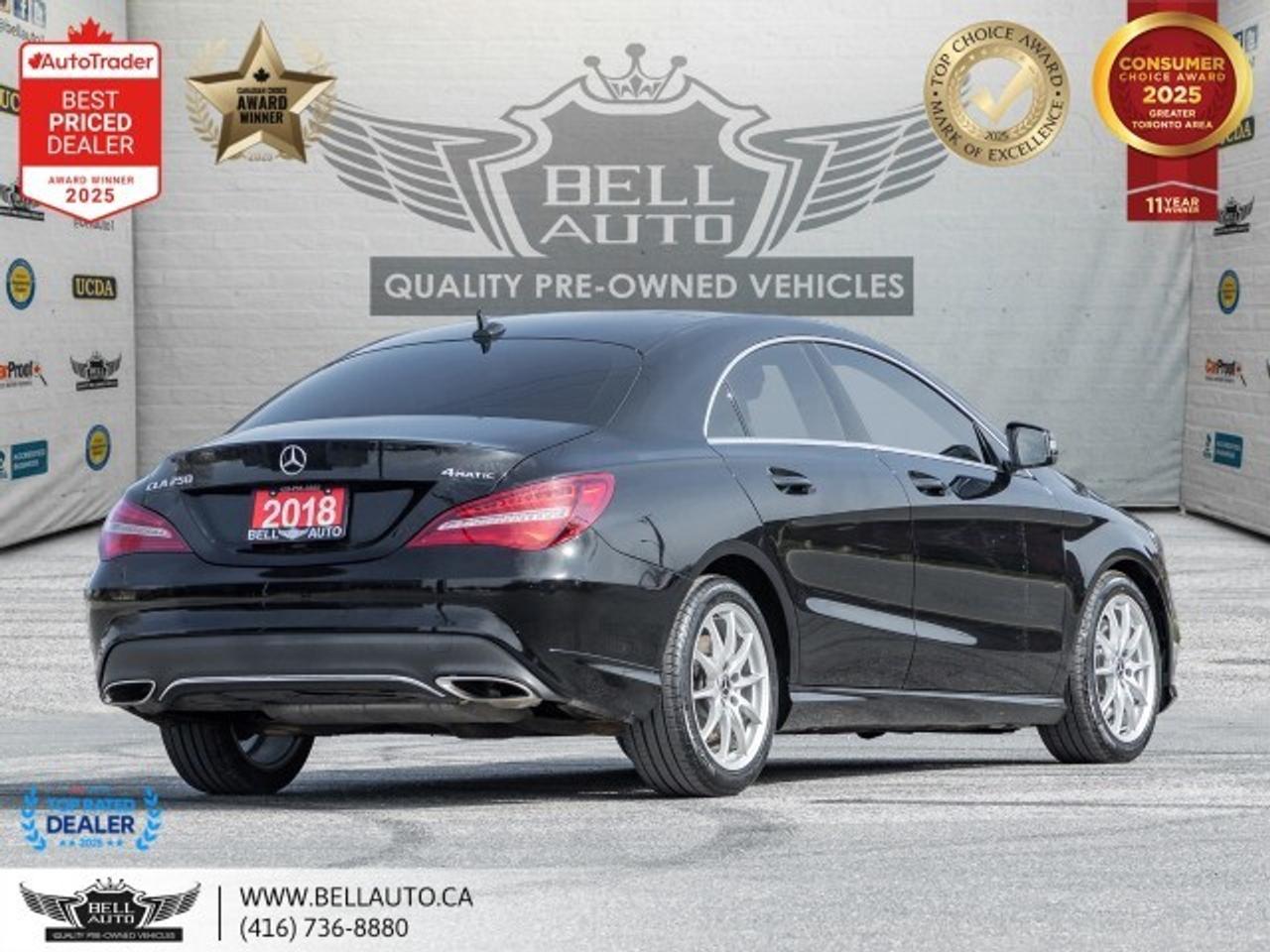 2018 Mercedes-Benz CLA 250   PRMPKG   HP LED   NAVI   B.CAM   PANO   NOAC Photo