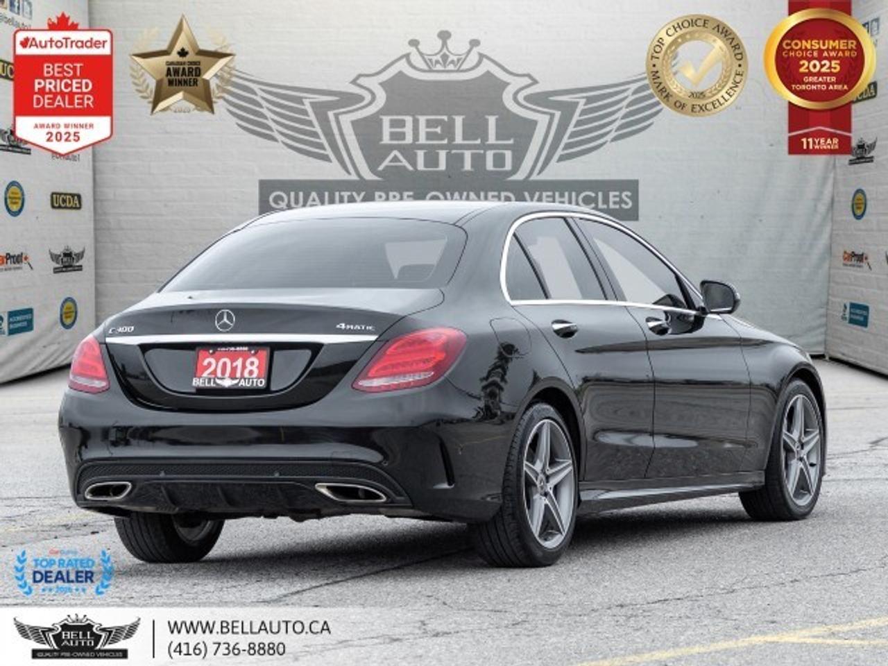 2018 Mercedes-Benz C-Class C300   AMGPKG   NAVI   360CAM   PANO   NOACCIDENT Photo