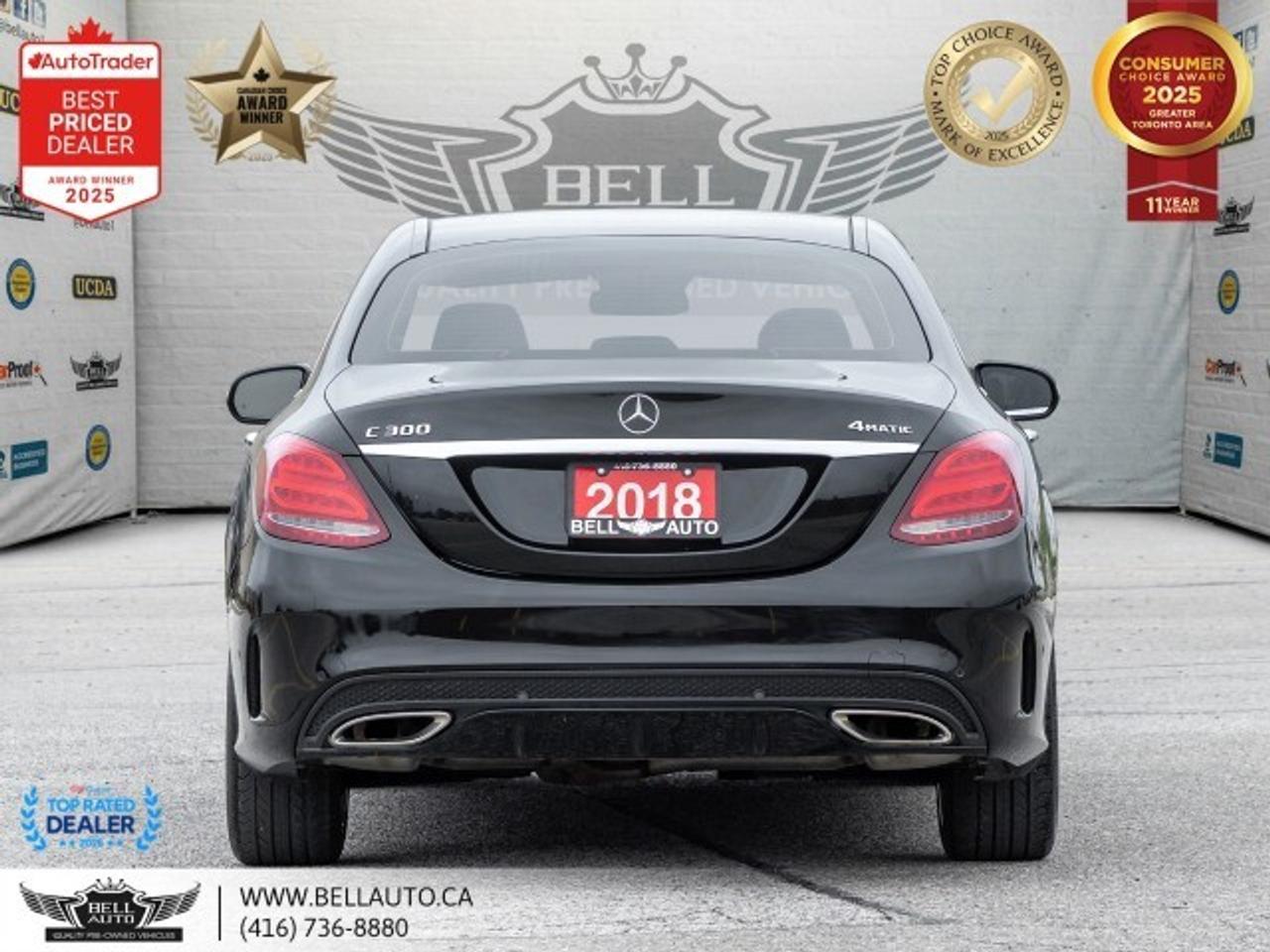 2018 Mercedes-Benz C-Class C300   AMGPKG   NAVI   360CAM   PANO   NOACCIDENT Photo