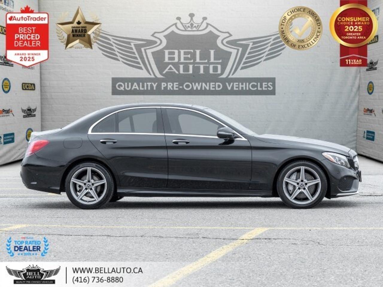 2018 Mercedes-Benz C-Class C300   AMGPKG   NAVI   360CAM   PANO   NOACCIDENT Photo