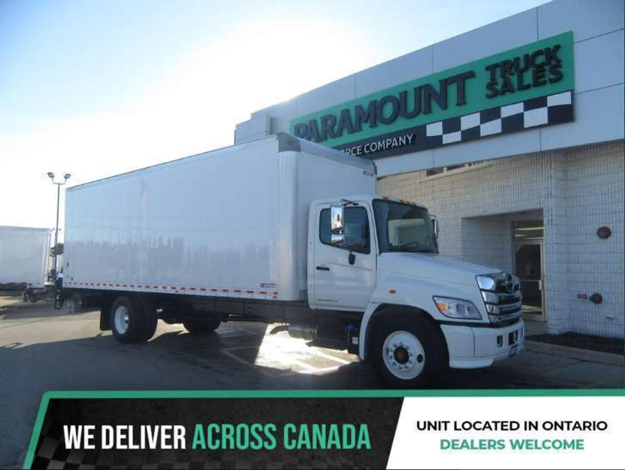 2023 Hino L7 WITH 26FT BOX LARGE ALUMINUM POWER LIFTGATE Photo0