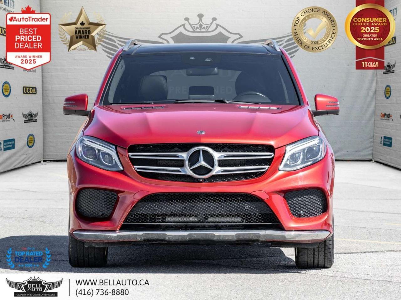 2018 Mercedes-Benz GLE 400   AMGPKG   PRMPKG   DESIGNORED   TRLHTCH   NOACCIDENT Photo5