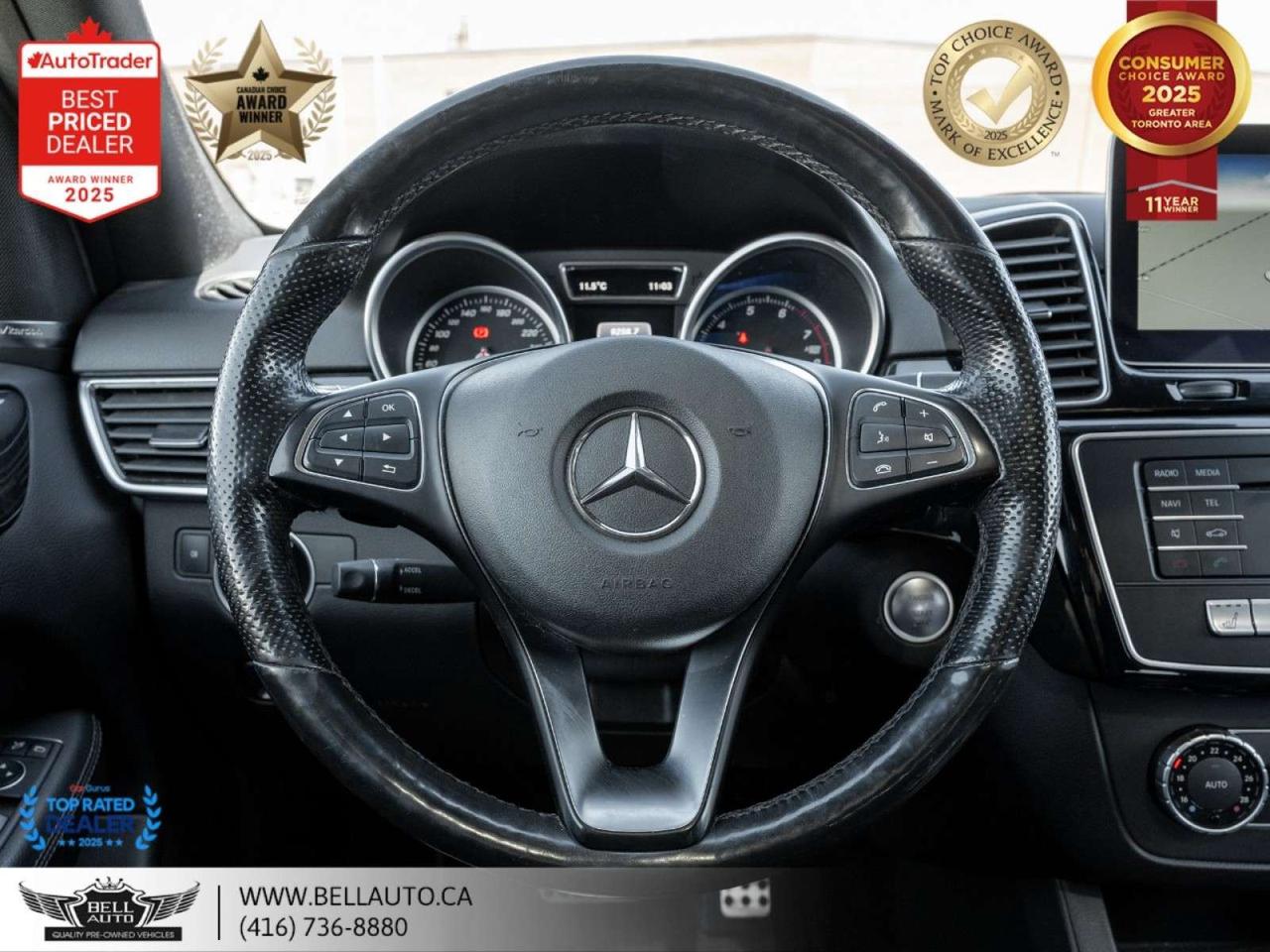 2018 Mercedes-Benz GLE 400   AMGPKG   PRMPKG   DESIGNORED   TRLHTCH   NOACCIDENT Photo