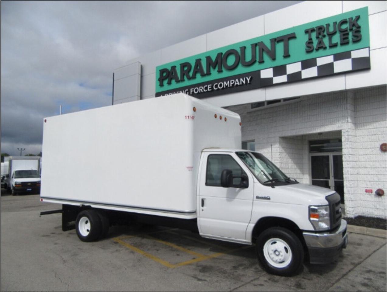 2025 Ford Super Duty E-450 DRW GAS 16FT HIGH BOX CUBE VAN WITH ROLL OUT RAMP Photo0