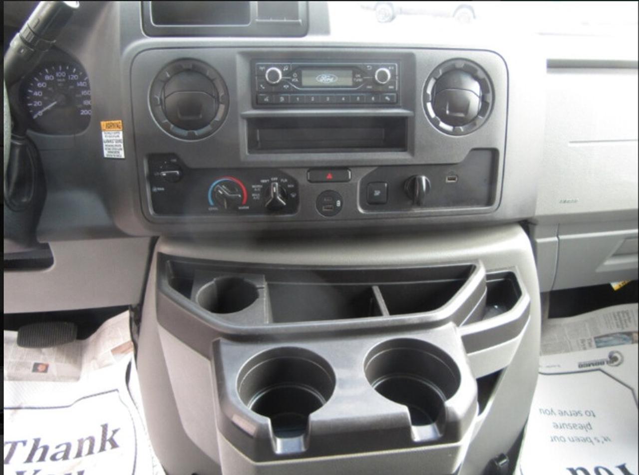 2025 Ford E-450 GAS 16FT HIGH BOX CUBE VAN WITH ROLL OUT RAMP Photo