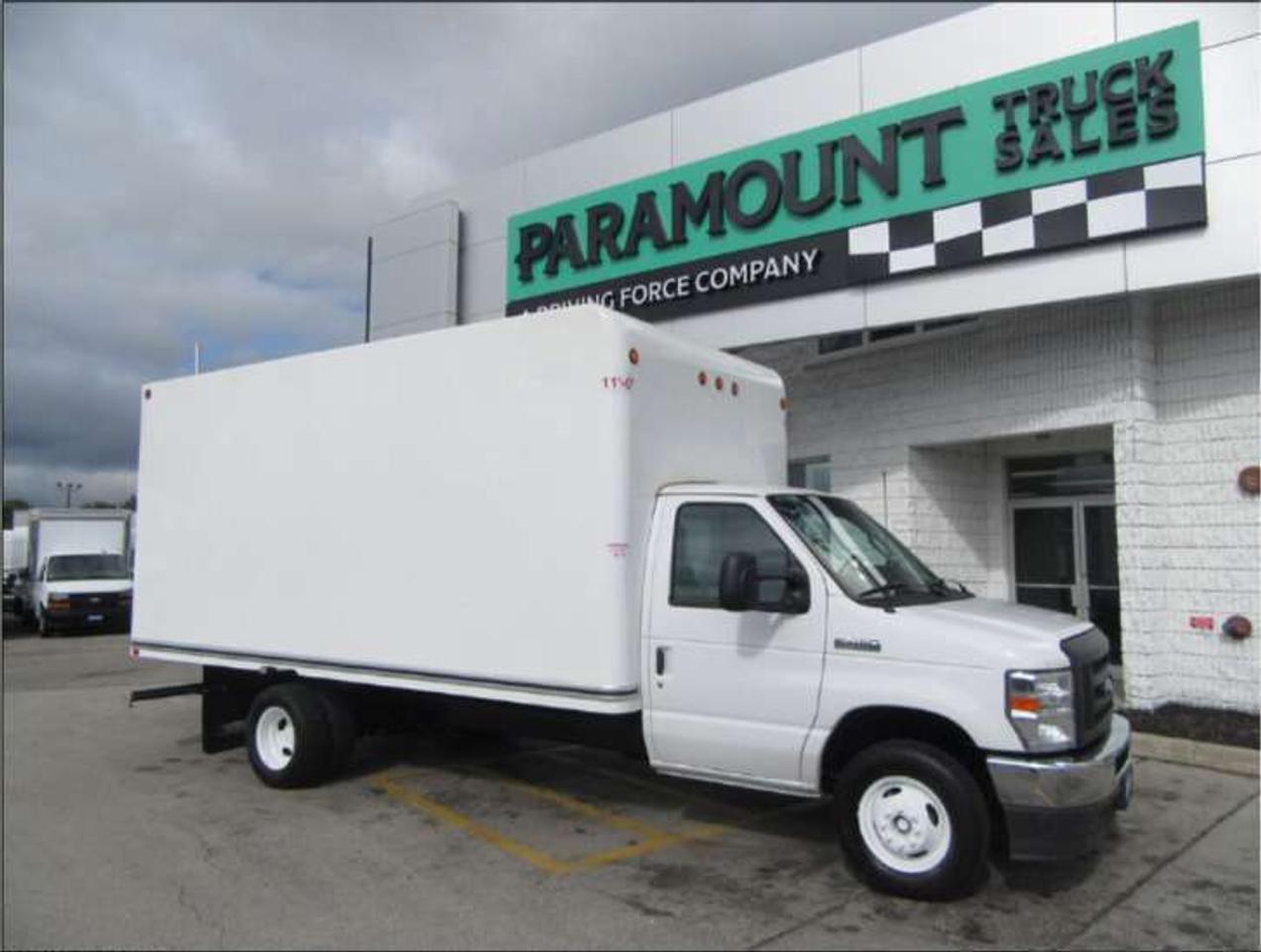 2025 Ford E-450 GAS 16FT HIGH BOX CUBE VAN WITH ROLL OUT RAMP Photo0
