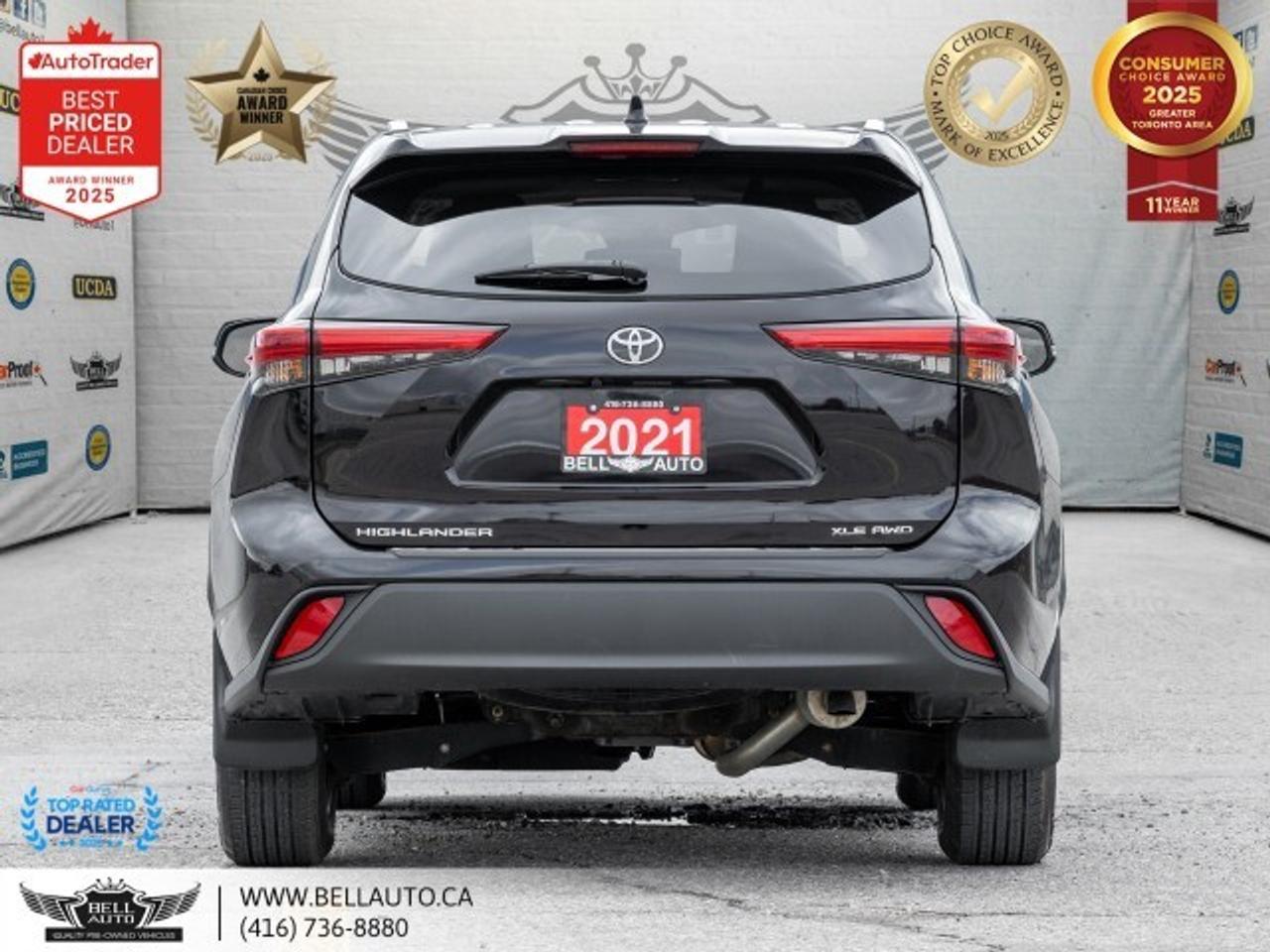 2021 Toyota Highlander XLE   8PASS   B.CAM   SUNROOF   DRIVEMODS   NOACCI Photo