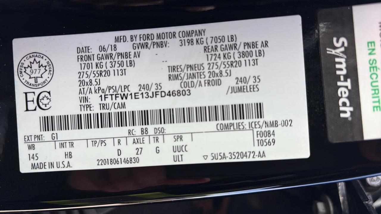2018 Ford F-150  Photo