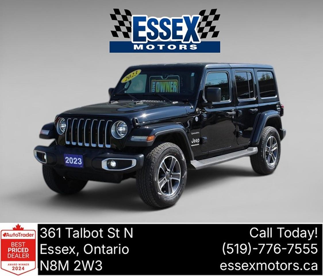 2023 Jeep Wrangler Sahara*Low Ks*4x4*Heated Seats*CarPlay*Rear Cam*2L Photo