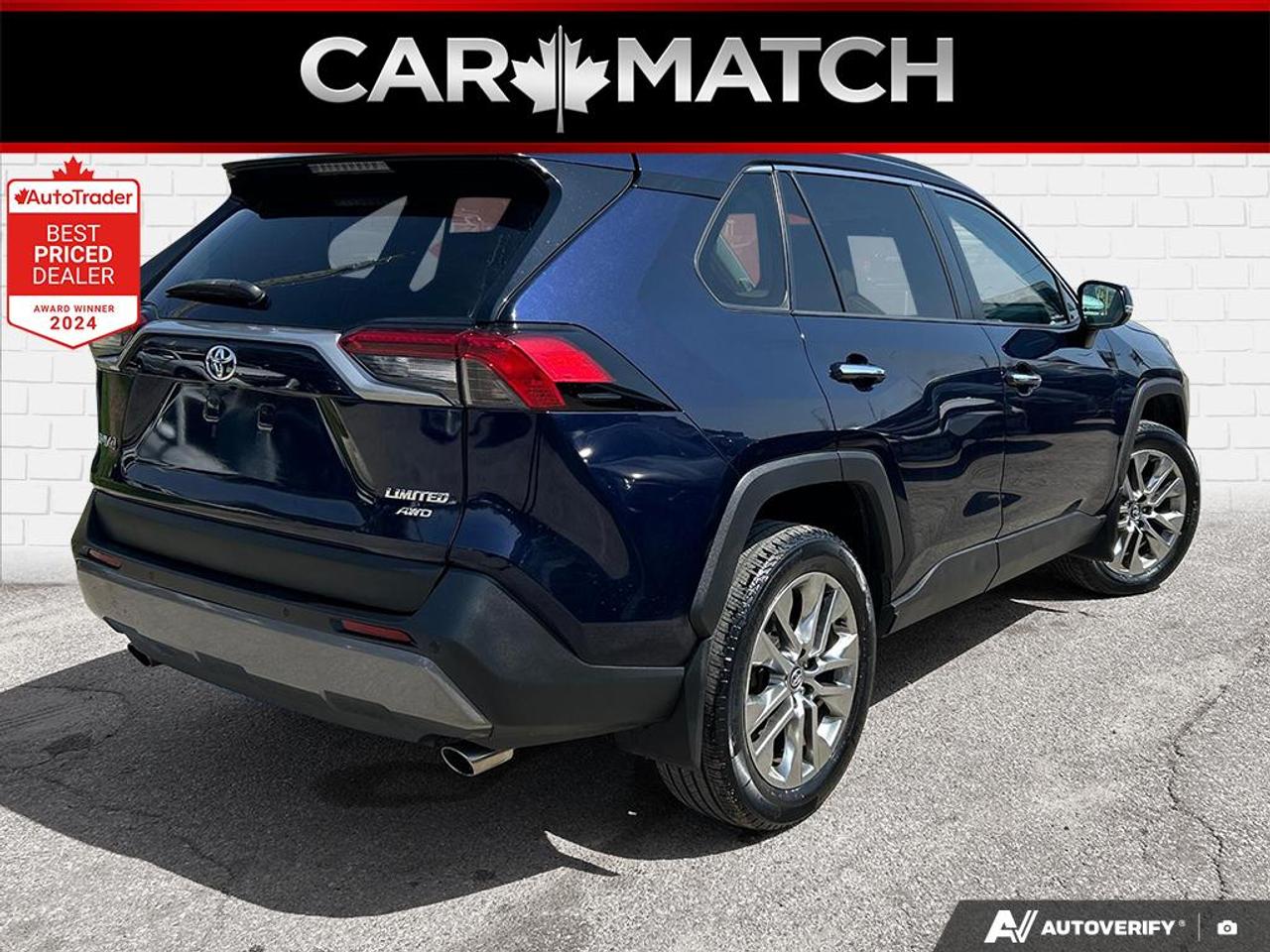 2019 Toyota RAV4 LIMITED / AWD / LEATHER / ROOF / NAV / JBL SOUND Photo3