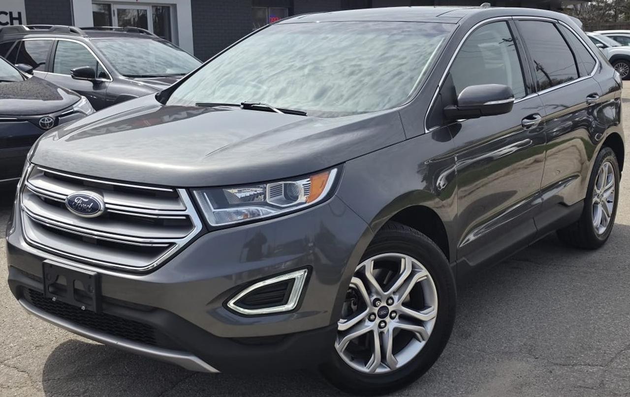 Used 2017 Ford Edge TITANIUM / AWD / PANO ROOF / NAV / LEATHER for sale in Cambridge, ON