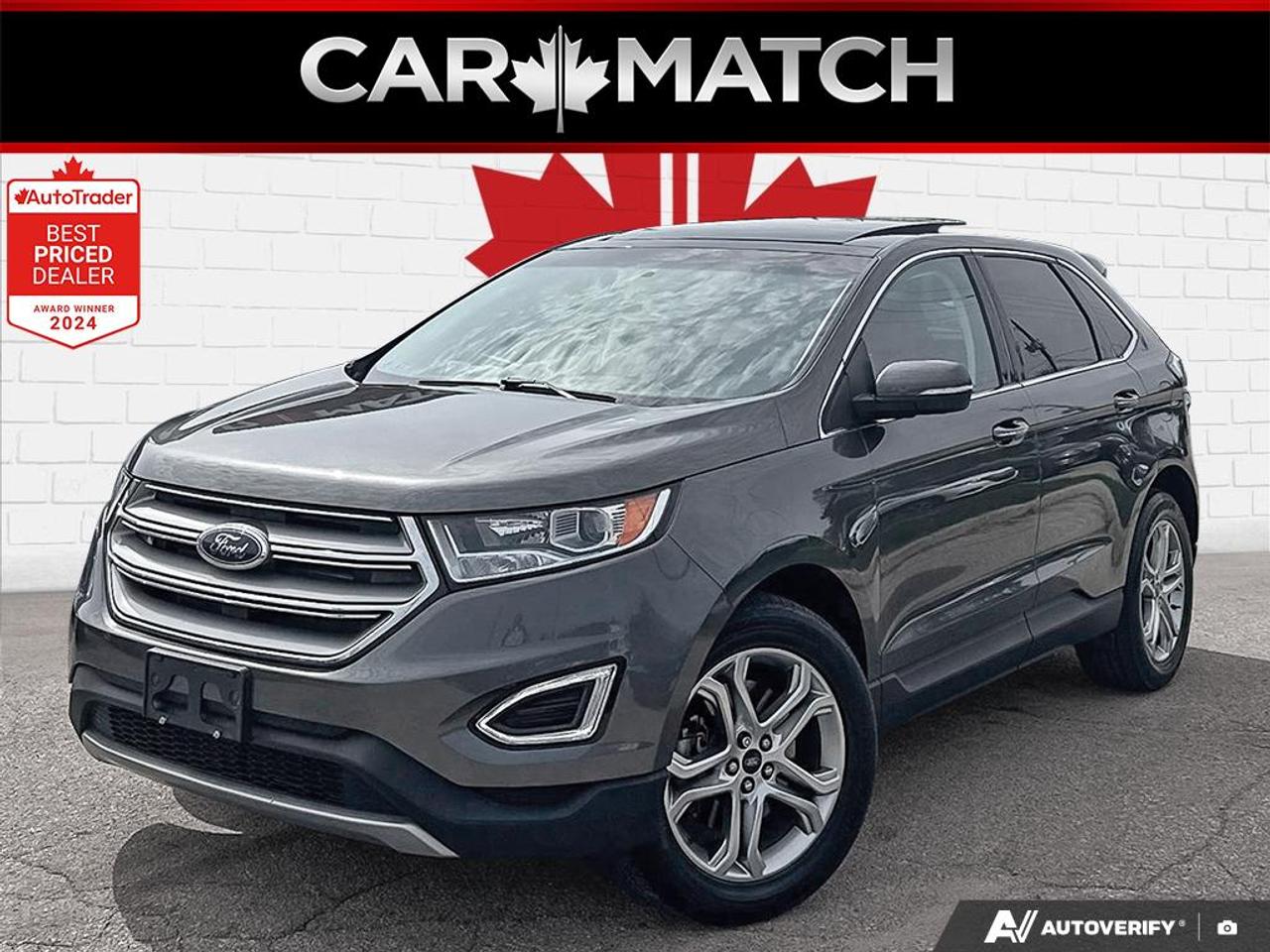 2017 Ford Edge TITANIUM / AWD / PANO ROOF / NAV / LEATHER - Photo #1