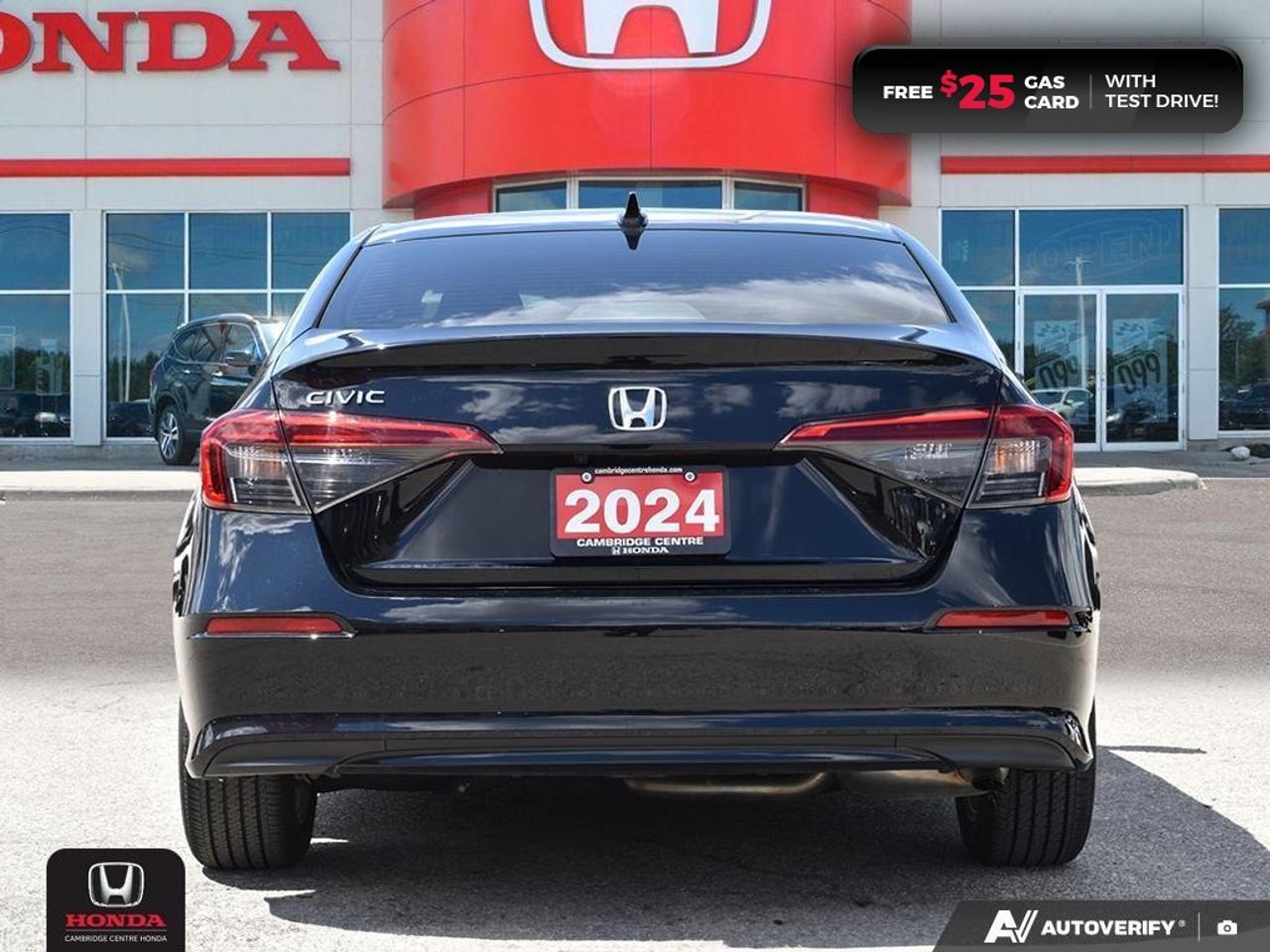 2024 Honda Civic EX HONDA SENSING TECHNOLOGIES | REARVIEW CAMERA | APPLE CARPLAY™/ANDROID AUTO™ Photo4