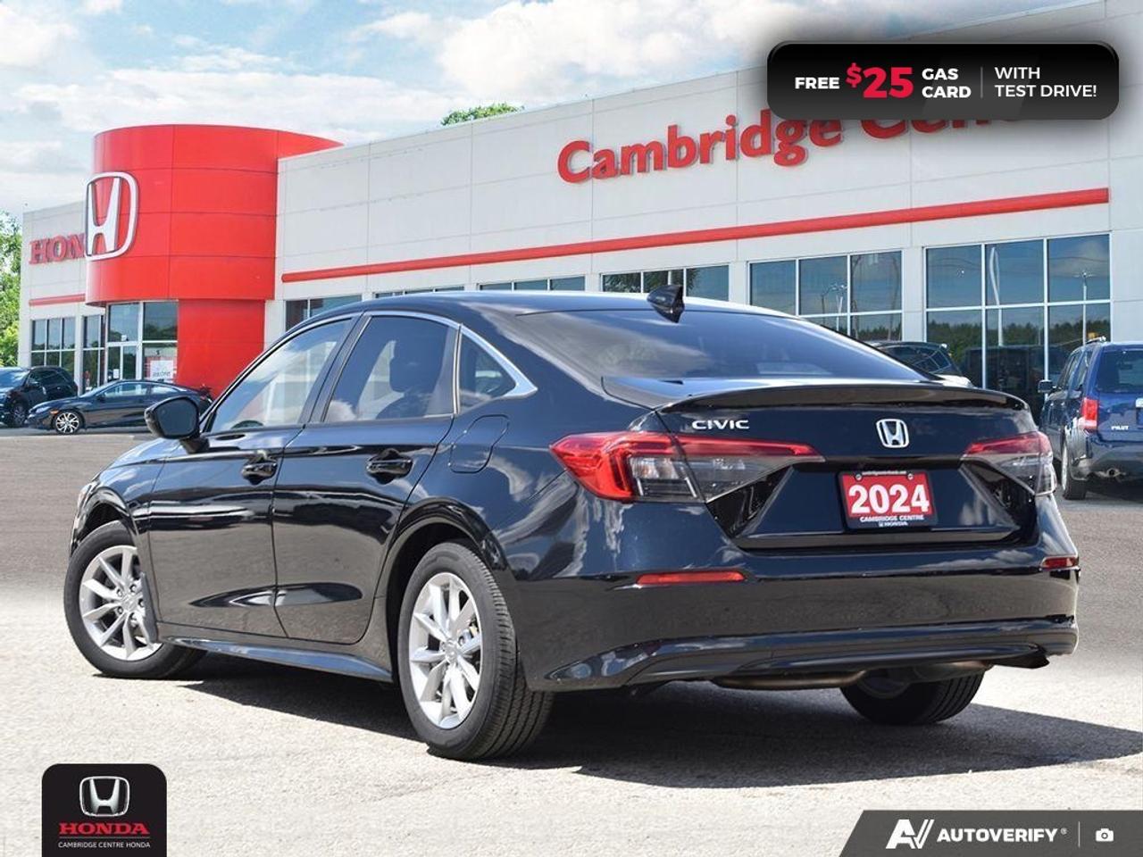 2024 Honda Civic EX HONDA SENSING TECHNOLOGIES | REARVIEW CAMERA | APPLE CARPLAY™/ANDROID AUTO™ Photo