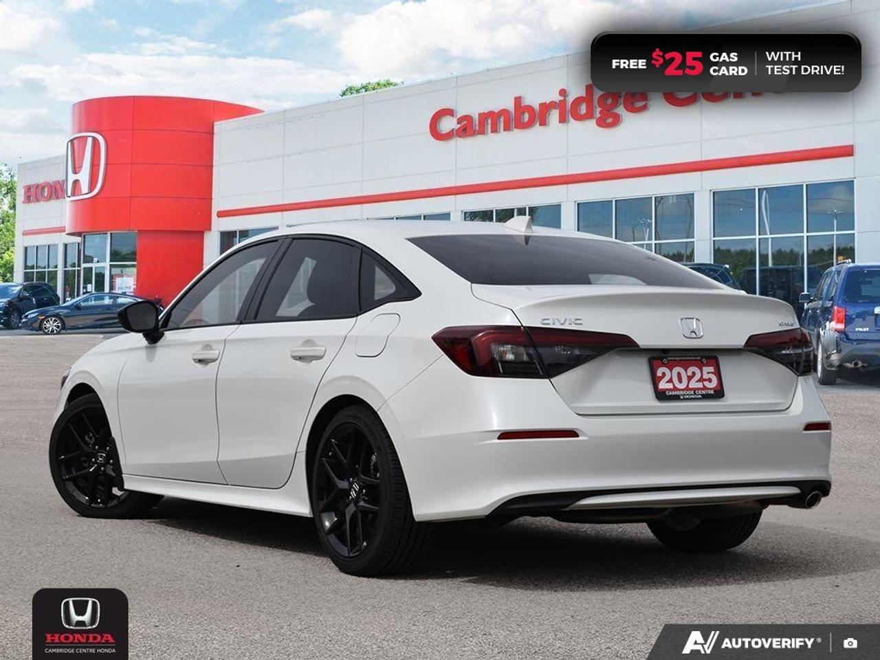 2025 Honda Civic Sport POWER SUNROOF | REARVIEW CAMERA | APPLE CARPLAY™/ANDROID AUTO™ Photo3