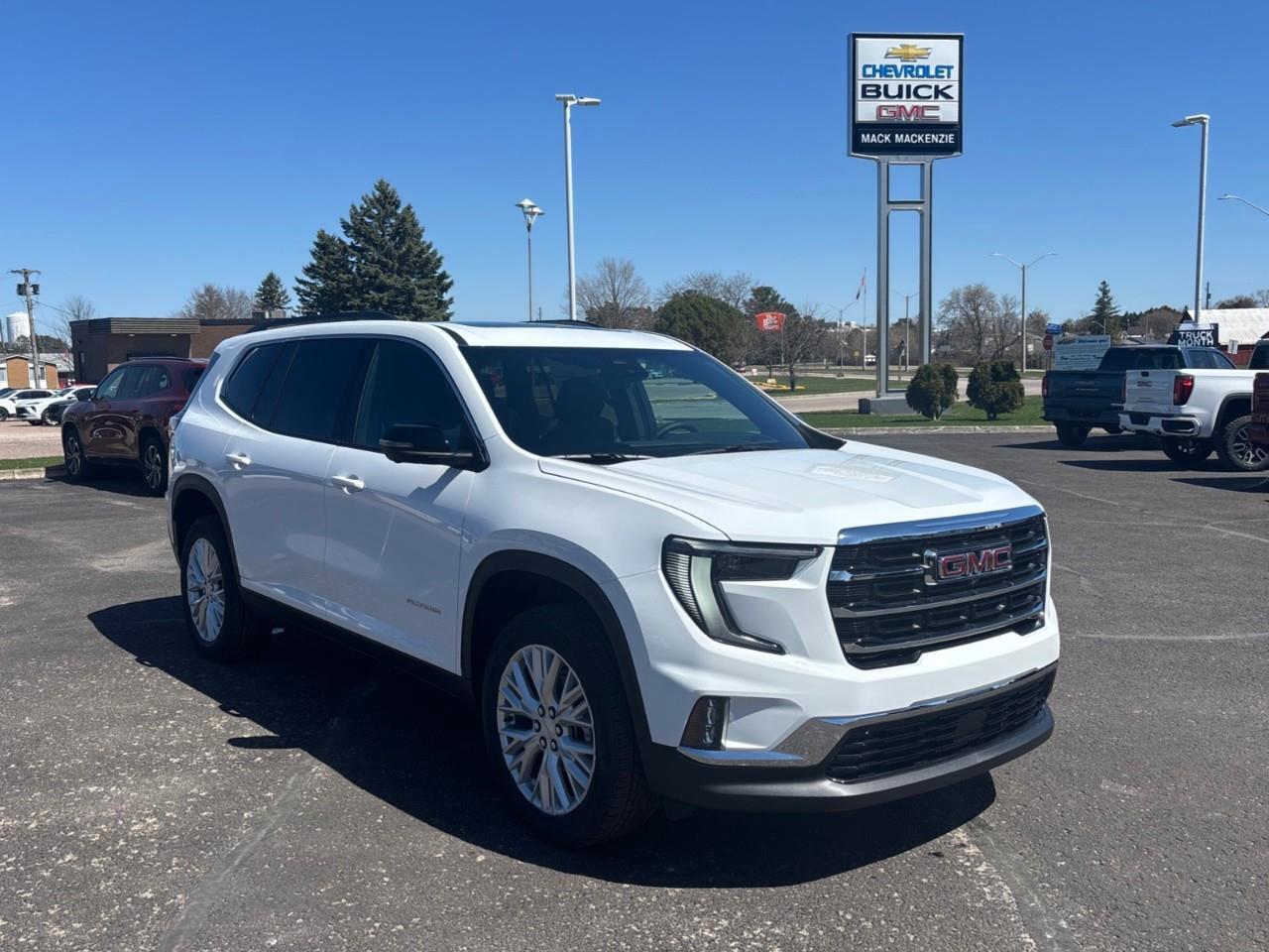 2026 GMC Acadia Elevation New 7 Passenger AWD SUV with Panoramic Sunroof, Heated First and Second Row Seats, Heated Steering Wheel, Heated Front Wiper Park, Drivers Head-Up Display, Adaptive Cruise Control, and a 15 Diagonal P Photo
