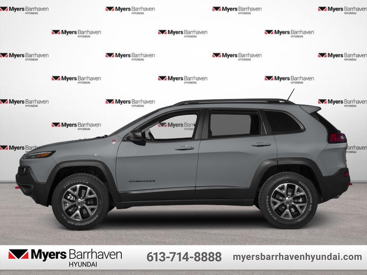 <b>Low Mileage, Bluetooth,  Rear View Camera,  Air Conditioning,  Aluminum Wheels!</b><br> <br>  Compare at $16465 - Our Price is just $15985! <br> <br>As the Car Connection says of the Jeep Cherokee, its a thoroughly modern family crossover, recast from its hardcore sport-utility roots into something much broader and more capable in all sorts of conditions. This 2015 Jeep Cherokee is for sale today. <br> <br>When the freedom to explore arrives alongside exceptional value, the world opens up to offer endless opportunities. This is what you can expect with the Jeep Cherokee. With an exceptionally smooth ride and an award-winning interior, the Cherokee can take you anywhere in comfort and style. Experience adventure and discover new territories with the unique and authentically crafted Jeep Cherokee, a major player in Canadas best-selling SUV brand. This low mileage SUV has just 68,730 km. Its Billet Metallic in colour and is completely accident free based on the <a href=https://vhr.carfax.ca/?id=rtoxXMjsUvwgZkG6c9kvKPtx45Y6RdJL target=_blank>CARFAX Report</a>. It has an Automatic transmission and is powered by a 271HP 3.2L V6 Cylinder Engine. It may have some remaining factory warranty, please check with dealer for details. This vehicle has been upgraded with the following features: Bluetooth, Rear View Camera, Air Conditioning, Aluminum Wheels.<br> To view the original window sticker for this vehicle view this <a href=http://www.chrysler.com/hostd/windowsticker/getWindowStickerPdf.do?vin=1C4PJMBS8FW648628 target=_blank>http://www.chrysler.com/hostd/windowsticker/getWindowStickerPdf.do?vin=1C4PJMBS8FW648628</a>. <br/><br> <br/><br> Buy this vehicle now for the lowest bi-weekly payment of <b>$310.74</b> with $1599 down for 24 months @ 9.99% APR O.A.C. ( Plus applicable taxes -  & fees   ).  See dealer for details. <br> <br>*LIFETIME ENGINE TRANSMISSION WARRANTY NOT AVAILABLE ON VEHICLES WITH KMS EXCEEDING 140,000KM, VEHICLES 8 YEARS & OLDER, OR HIGHLINE BRAND VEHICLE(eg. BMW, INFINITI. CADILLAC, LEXUS...) o~o