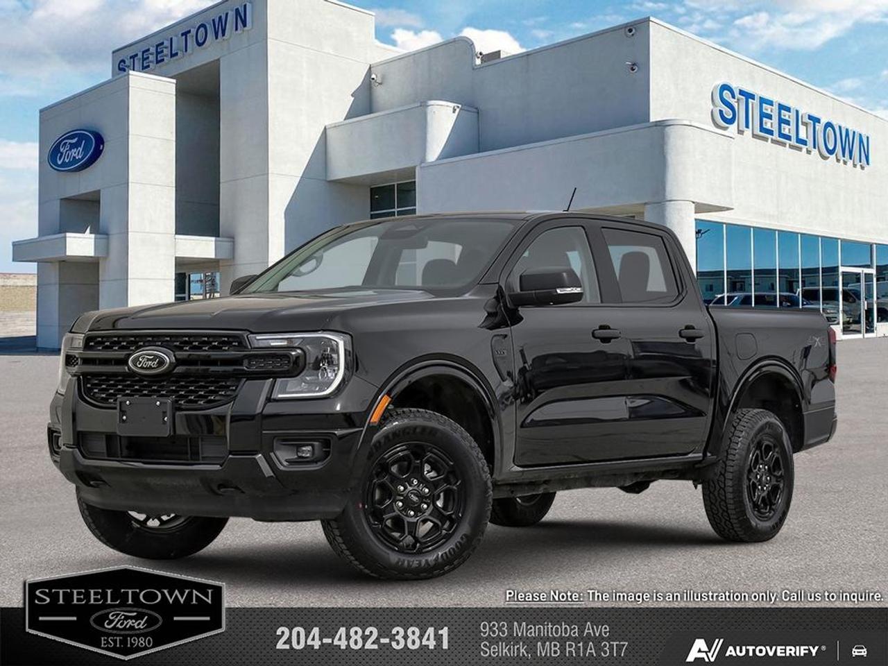 <b>Navigation,  Remote Start,  Blind Spot Information,  Lane Keep Assist,  Pre-Collision Assist!</b><br> <br> We value your TIME, we wont waste it or your gas is on us!   We offer extended test drives and if you cant make it out to us we will come straight to you!<br> <br>The 2026 Ford Ranger features advanced driver-assist systems and smart connectivity to elevate every drive with confidence.<br> <br>The 2026 Ford Ranger combines rugged utility, modern design and smart features in a midsize pickup built to serve a wide range of needs. Inside, the cabin offers premium materials, intuitive tech and comfortable seating designed to support driver and passengers alike. With its versatile footprint, confident styling and Fords reputation for capability, the Ranger stands out as a smart choice for both daily tasks and weekend escapes.<br> <br>This Shadow Black Crew Cab 4X4 pickup has an Automatic transmission and is powered by a 315HP 2.7L V6 Cylinder Engine. <br> <br> Our Rangers trim level is XLT. The Sport Appearance Package gives this truck a bold, athletic look while maintaining comfort, practicality, and advanced connectivity inside. The cabin features durable cloth bucket seats, a leather-wrapped steering wheel, and a 10-inch SYNC 4A touchscreen with connected navigation, wireless Apple CarPlay and Android Auto, and mobile hotspot capability for seamless control on the go. Smart storage solutions, fade-to-off lighting, and a thoughtfully designed console add everyday usability. Safety is enhanced with Pre-Collision Assist, Lane-Keeping Aid, BLIS with Trailer Tow Coverage, and a Reverse Camera with parking sensors for confident maneuvering. Outside, its grey-painted aluminum wheels, LED headlamps, Sport box decals, and metallic accents create a rugged yet modern look that perfectly complements its versatile four-wheel-drive capability. This vehicle has been upgraded with the following features: Navigation, Remote Start, Blind Spot Information, Lane Keep Assist, Pre-Collision Assist, Apple CarPlay, Android Auto .<br><br> View the original window sticker for this vehicle with this url <b><a href=http://www.windowsticker.forddirect.com/windowsticker.pdf?vin=1FTER4HP6TLE16402 target=_blank>http://www.windowsticker.forddirect.com/windowsticker.pdf?vin=1FTER4HP6TLE16402</a></b>.<br> <br>To apply right now for financing use this link: <a href=http://www.steeltownford.com/?https://CreditOnline.dealertrack.ca/Web/Default.aspx?Token=bf62ebad-31a4-49e3-93be-9b163c26b54c&La target=_blank>http://www.steeltownford.com/?https://CreditOnline.dealertrack.ca/Web/Default.aspx?Token=bf62ebad-31a4-49e3-93be-9b163c26b54c&La</a><br> <br/>Total rebate of $750 is reflected in the price. Incentives expire 2026-06-30. See dealer for details. <br><br>Family owned and operated in Selkirk for 35 Years.  <br>Steeltown Ford is located just 20 minutes North of the Perimeter Hwy, with an onsite banking center that offers free consultations. <br>Ask about our special dealer rates available through all major banks and credit unions.<br>Dealer retains all rebates, plus taxes, govt fees and Steeltown Protect Plus.<br>Steeltown Ford Protect Plus includes:<br>- Life Time Tire Warranty <br>Dealer Permit # 1039<br><br><br> Come by and check out our fleet of 110+ used cars and trucks and 160+ new cars and trucks for sale in Selkirk.  o~o