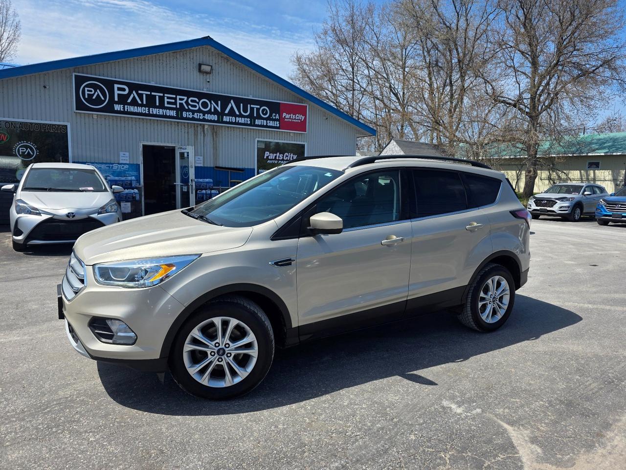 CLEAN CARFAX - 1.5L FWD - WE FINANCE Adventure awaits in the 2017 Ford Escape SE, now available at Patterson Auto Sales. This pre-owned SUV combines reliability and versatility, making it the perfect companion for your daily commute or weekend getaways. Powered by a fuel-efficient 1.5L L4 DOHC 16V engine, the Escape SE delivers smooth performance and impressive mileage. Step inside to discover a spacious interior designed for comfort and convenience, with ample cargo space for all your gear. Dont miss your chance to own this stylish and dependable SUVvisit us today and experience the Ford Escape SE for yourself.