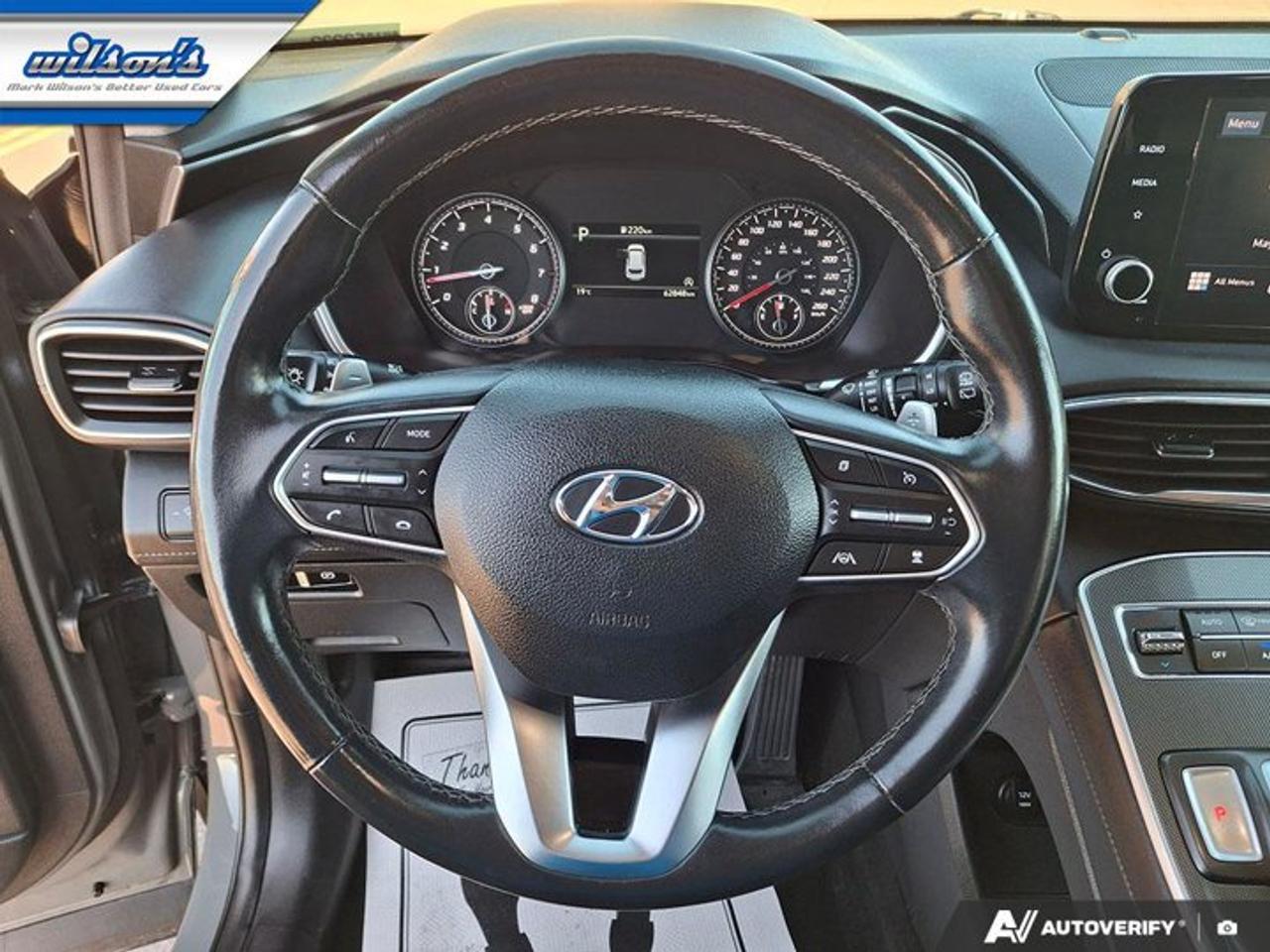 2022 Hyundai Santa Fe Preferred AWD | Trend Pkg | Leather | Panoramic Roof | Heated Wheel + Seats | Adaptive Cruise | Photo