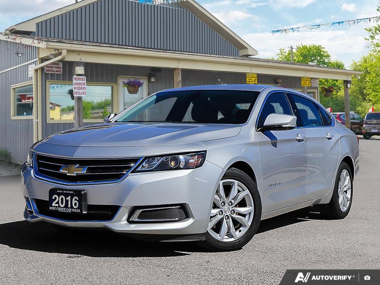 2016 Chevrolet Impala LT, LOW KM'S, REMOTE START, R/V CAM, B.TOOTH